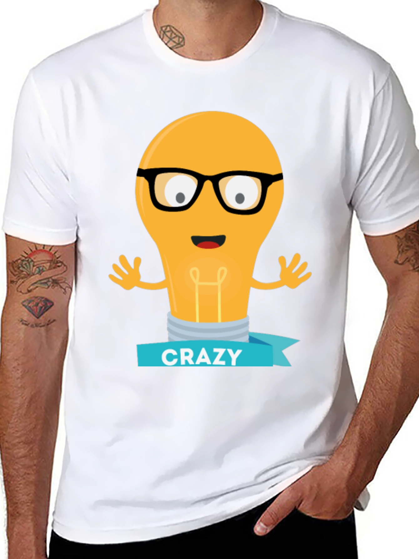 Crazy Lightbulb T-Shirt