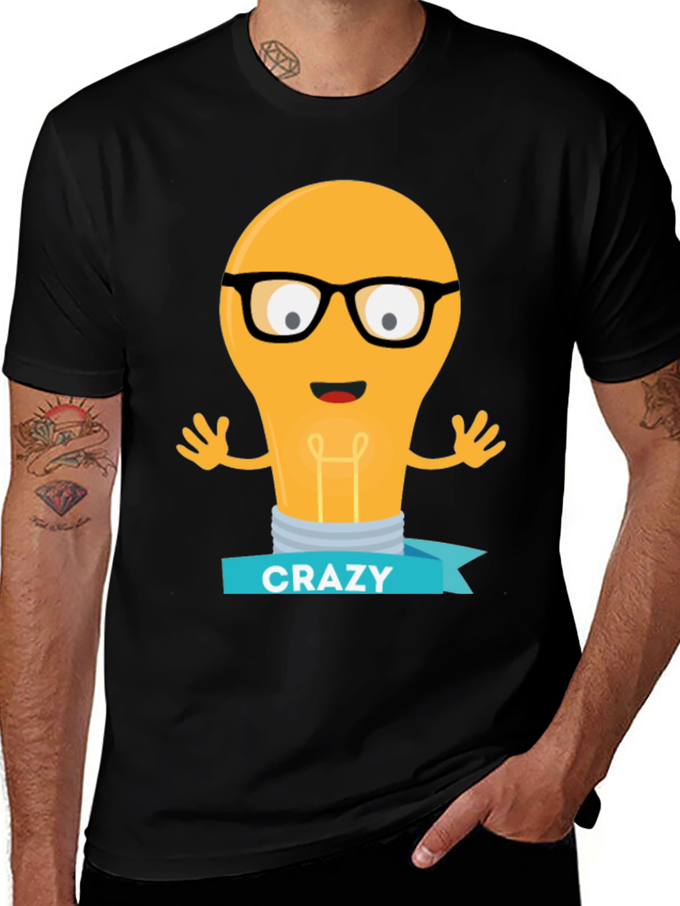 Crazy Lightbulb T-Shirt