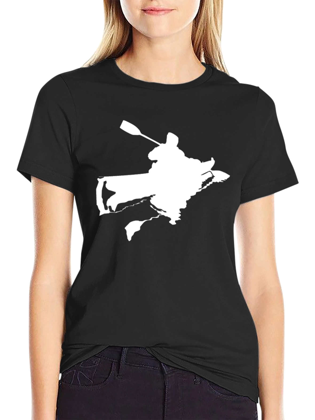 Kayaker Graphic T-Shirt - Black