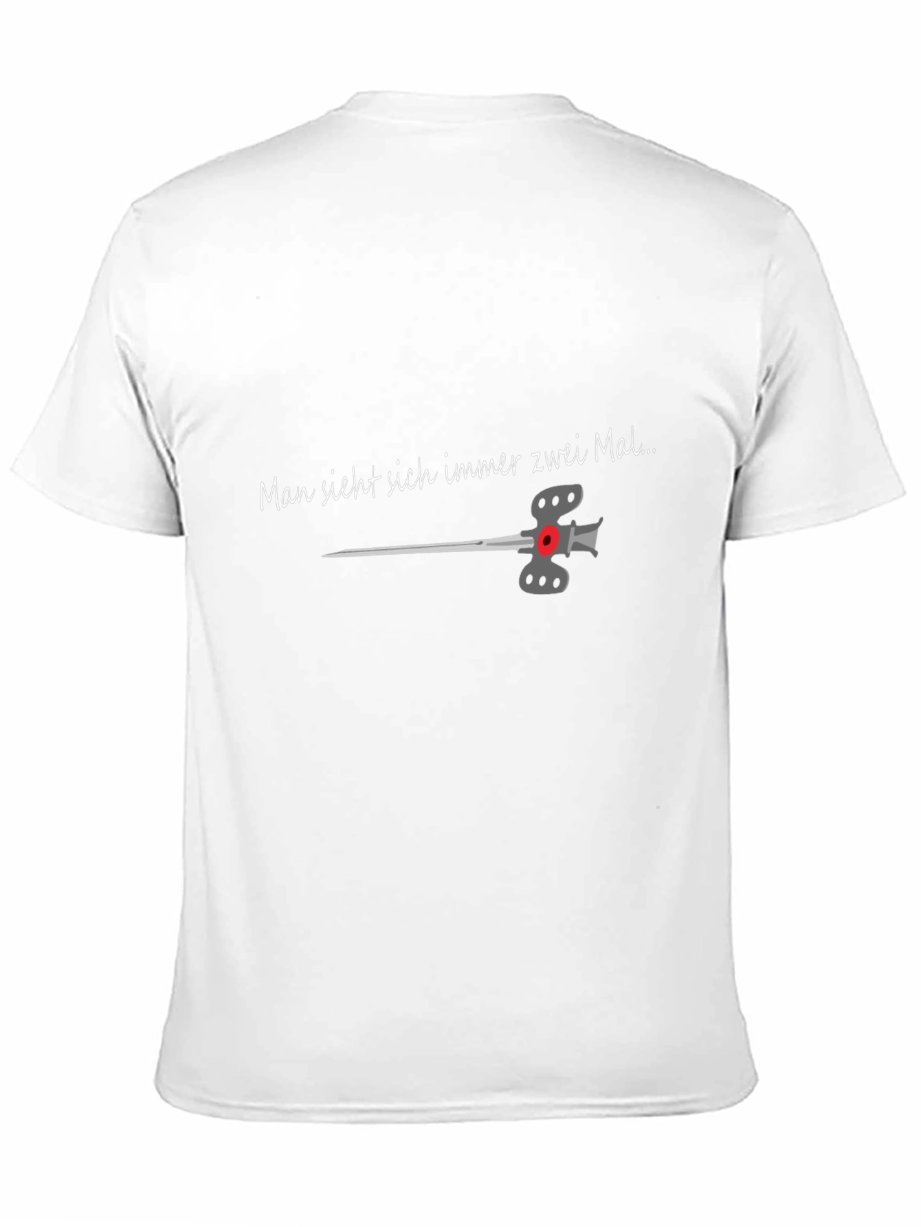 Man Sieht Sich Immer Zwei Mal Black T-Shirt