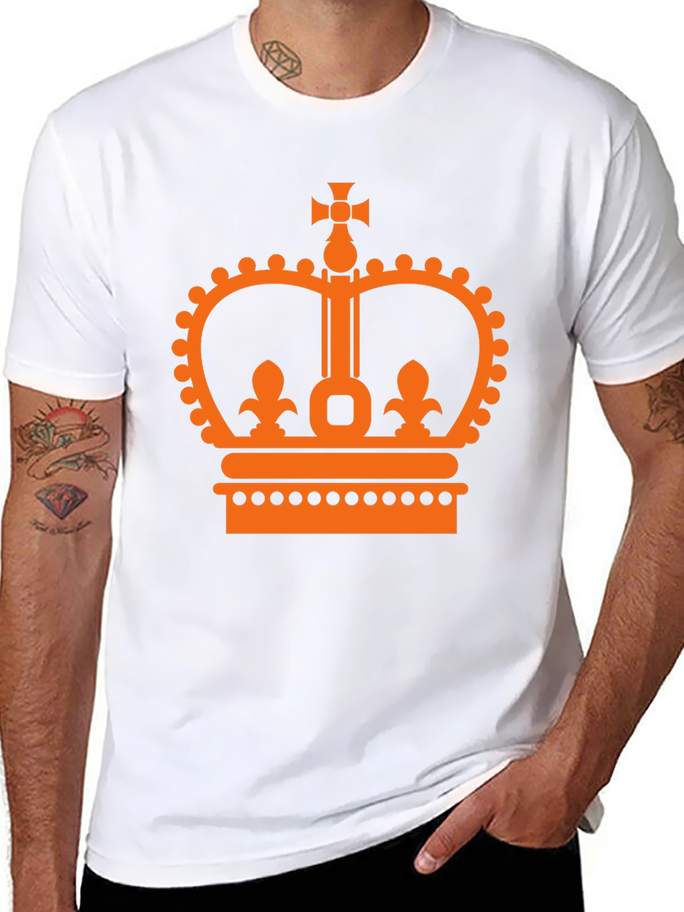Crown Graphic Tee - Classic Design