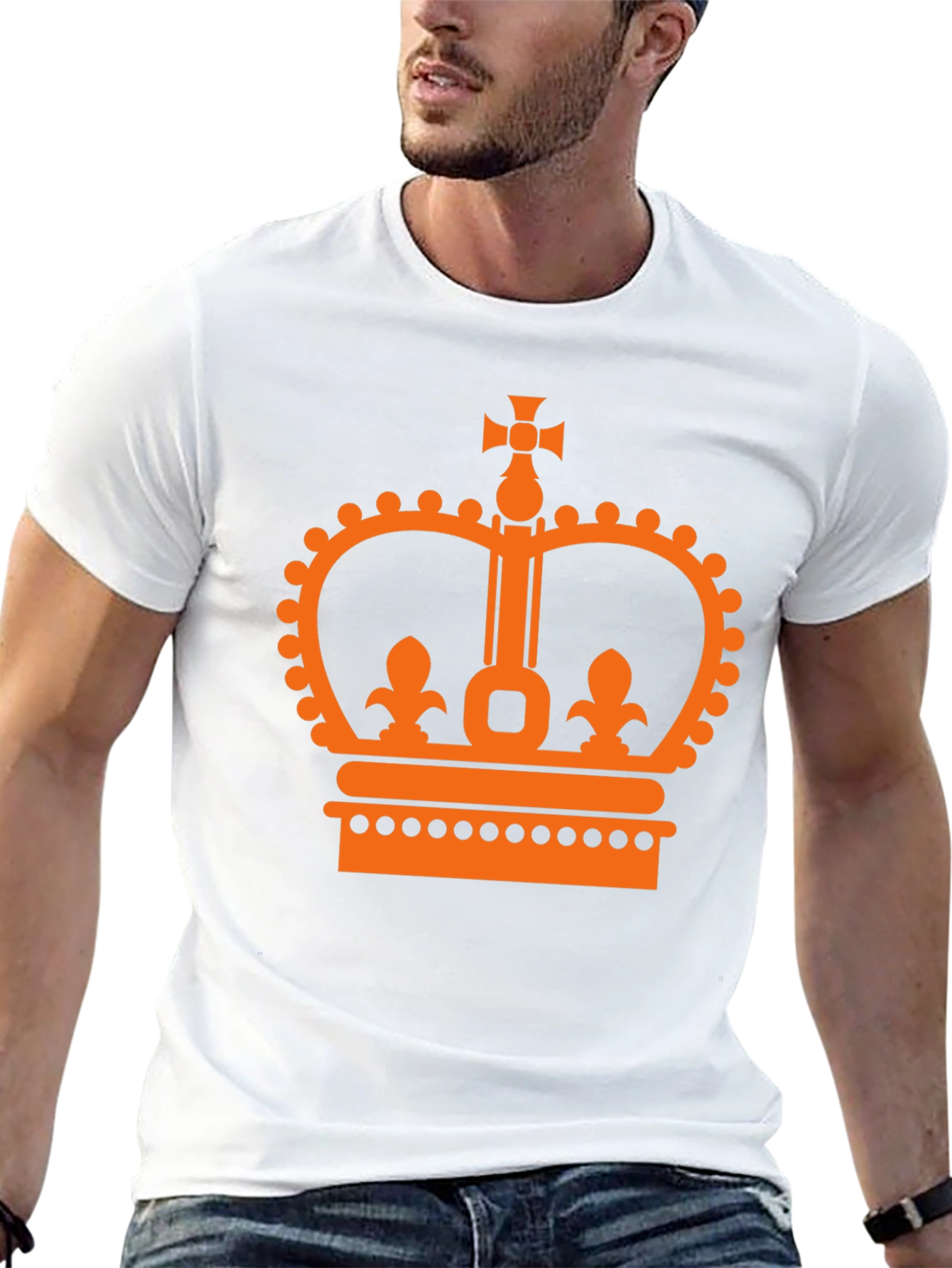 Crown Graphic Tee - Classic Design