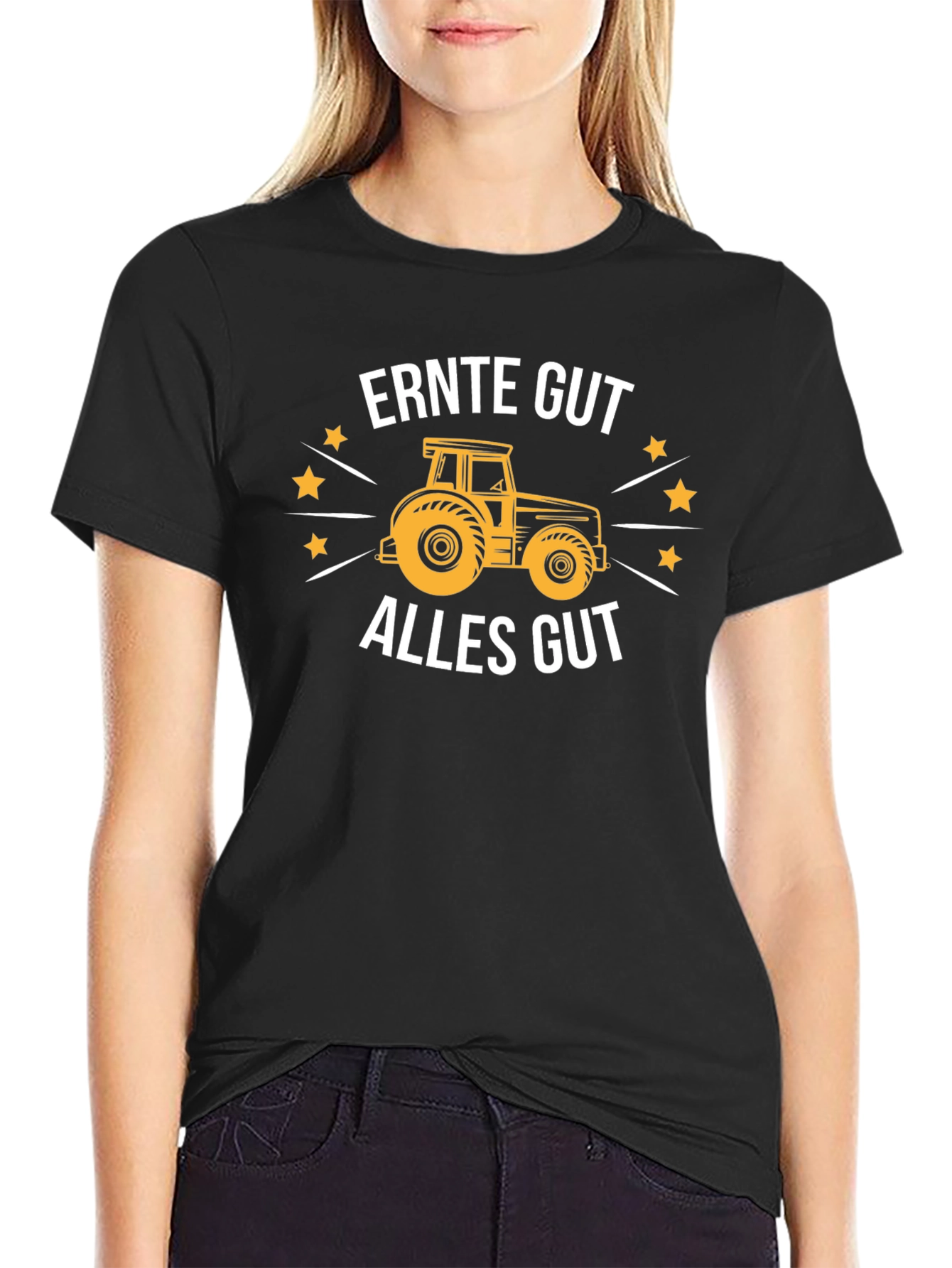 Ernte Gut Alles Gut Tractor Graphic T-Shirt