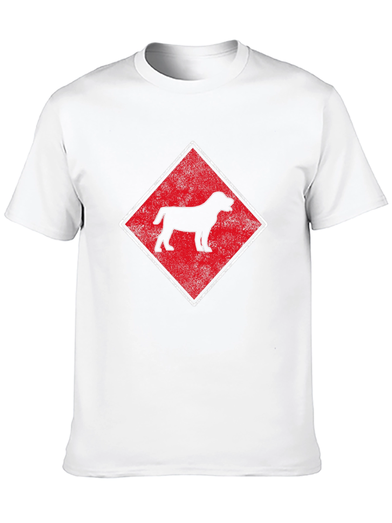 Dog Breed Diamond T-Shirt - Black