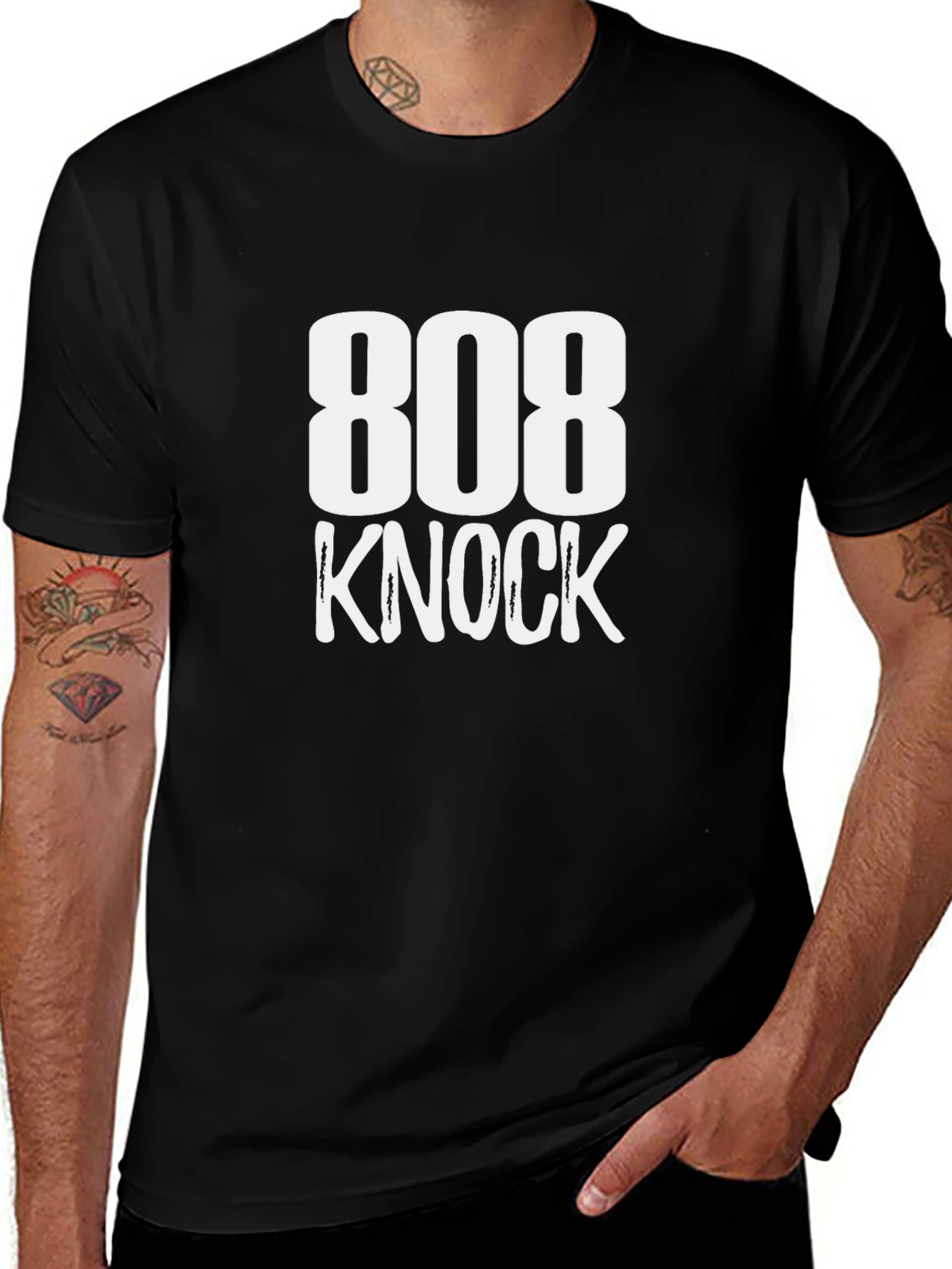 808 Knock Graphic Tee - Bold Statement T-Shirt