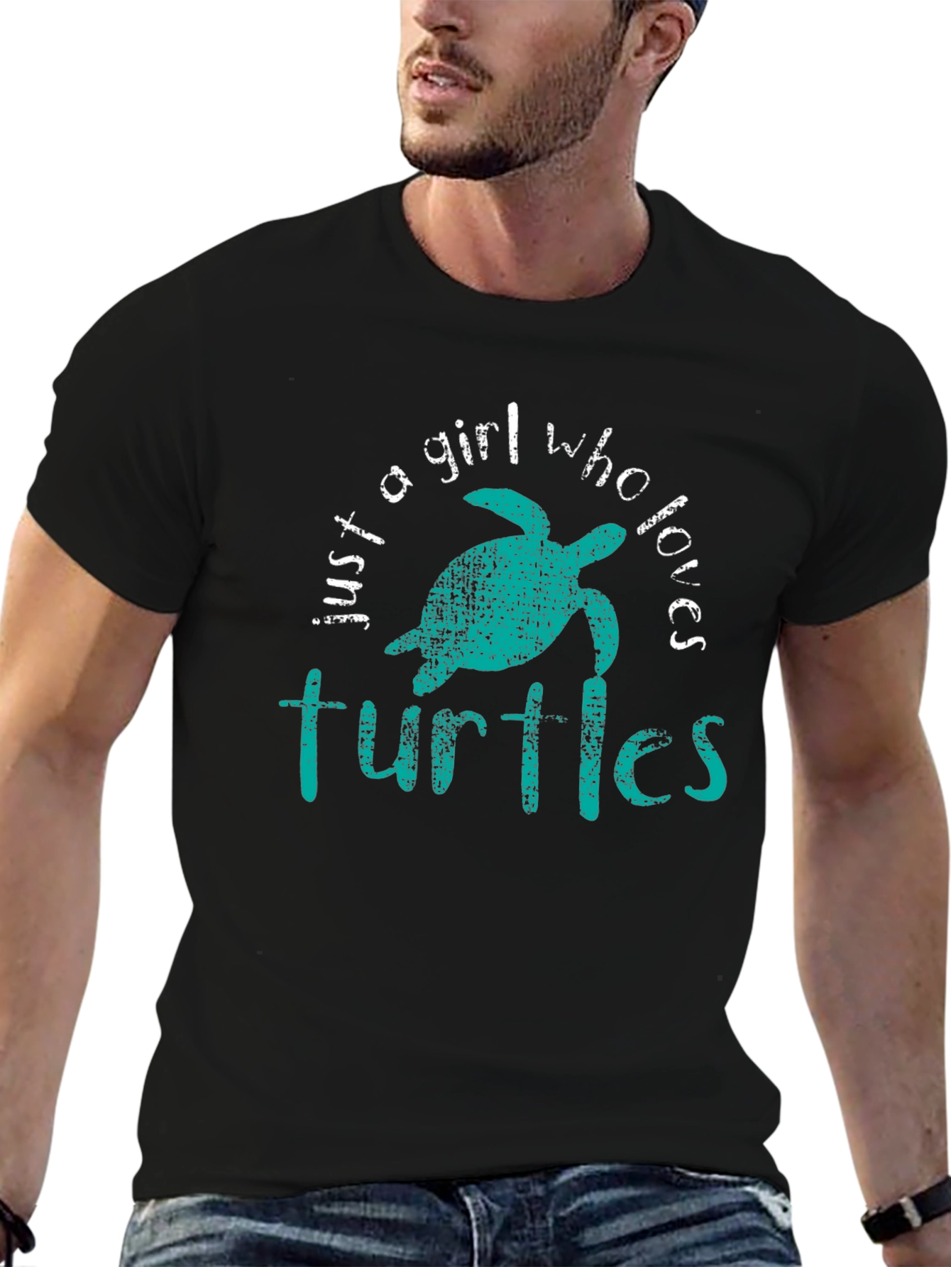 Just A Girl Who Loves Turtles Graphic Tee