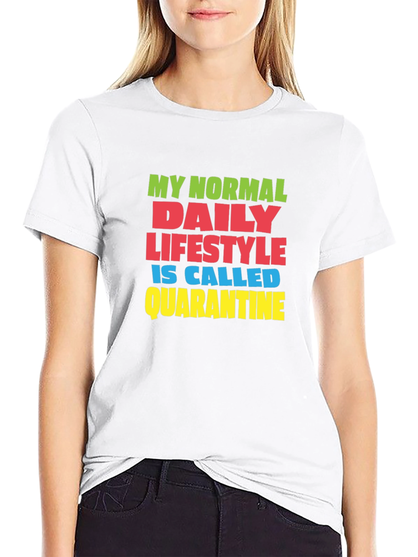 Quarantine Lifestyle Graphic Tee -  Comfortable Cotton T-Shirt
