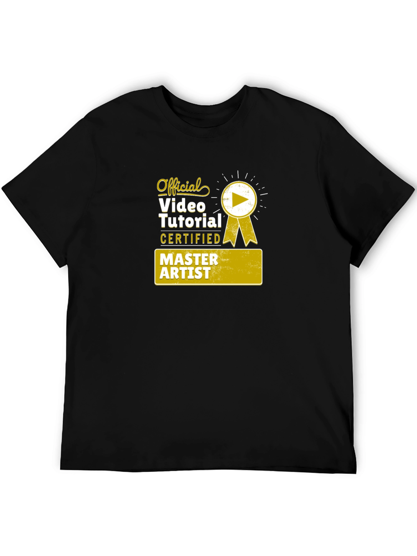 Official Video Tutorial Master Artist Black T-Shirt