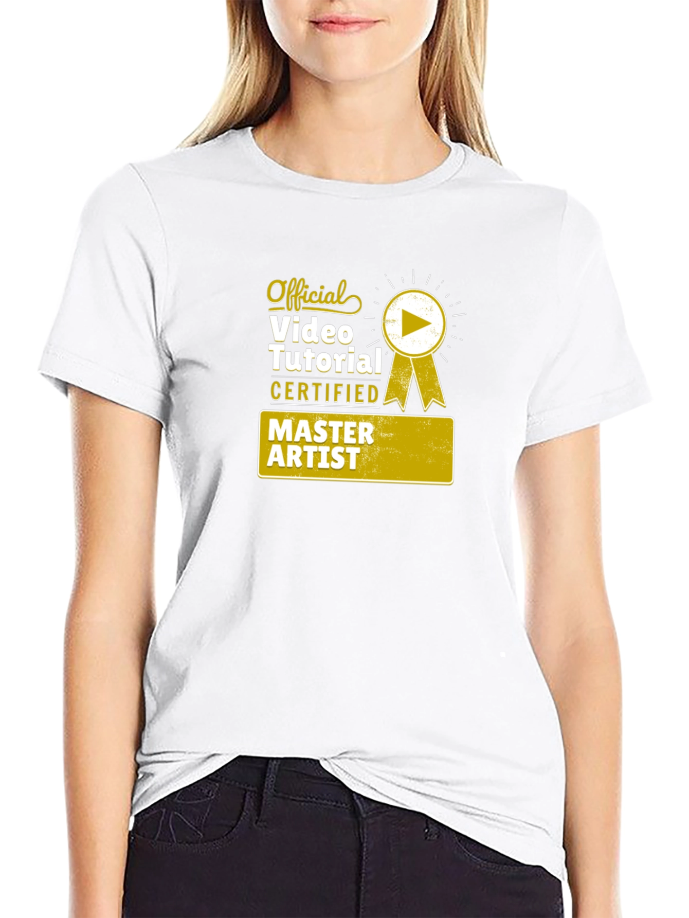 Official Video Tutorial Master Artist Black T-Shirt