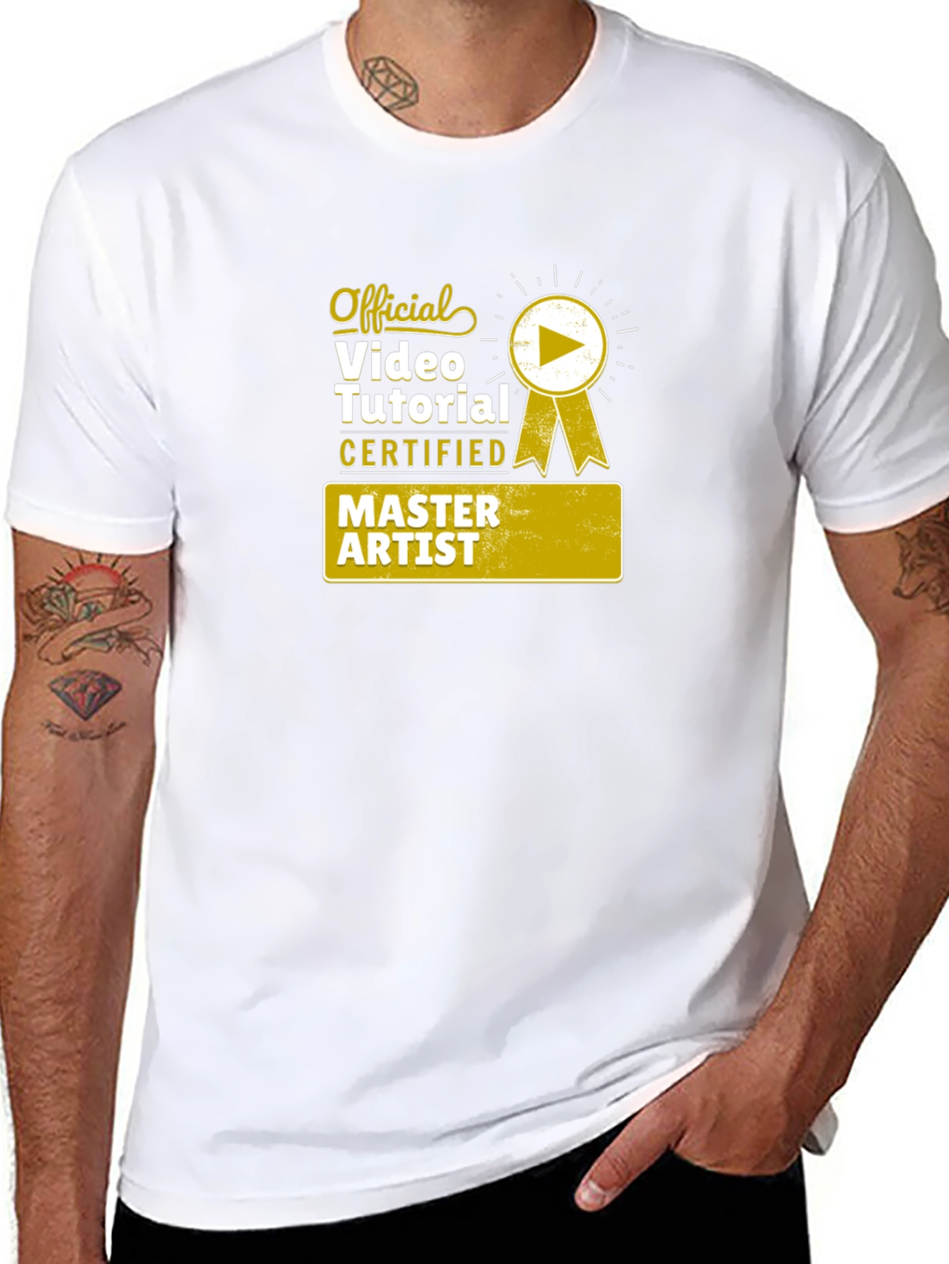 Official Video Tutorial Master Artist Black T-Shirt