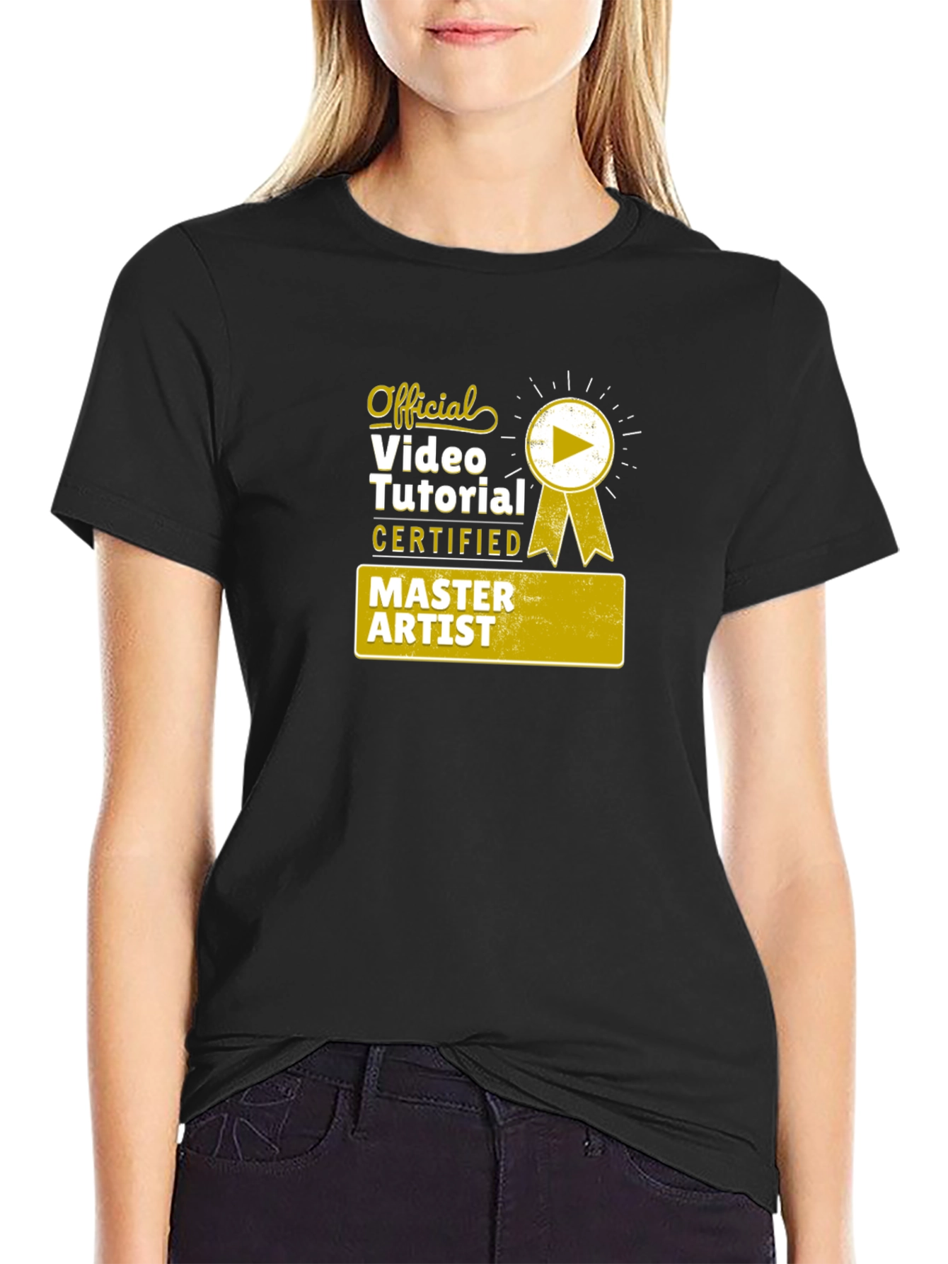 Official Video Tutorial Master Artist Black T-Shirt