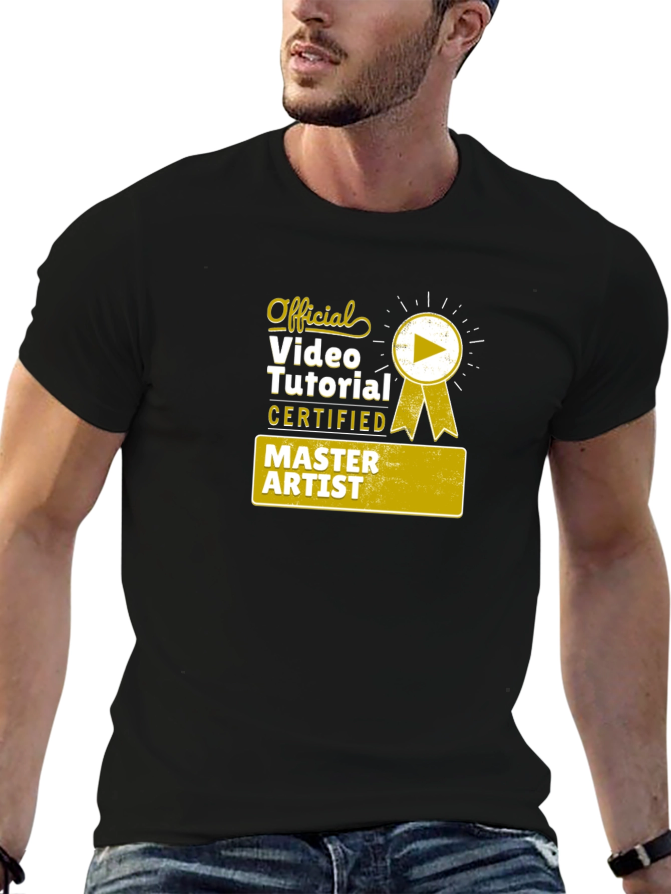 Official Video Tutorial Master Artist Black T-Shirt