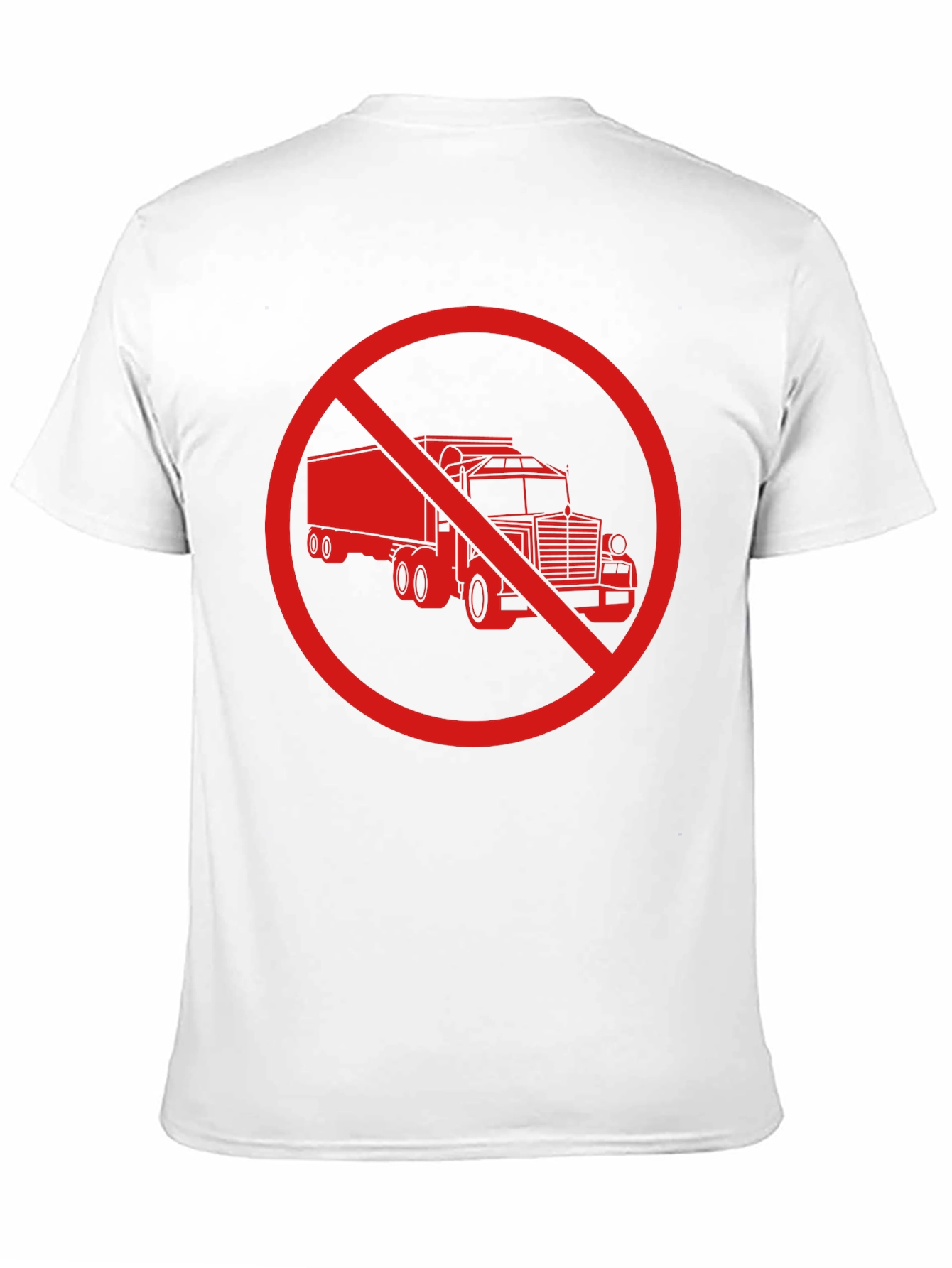 No Trucks Allowed T-Shirt - Black Crew Neck