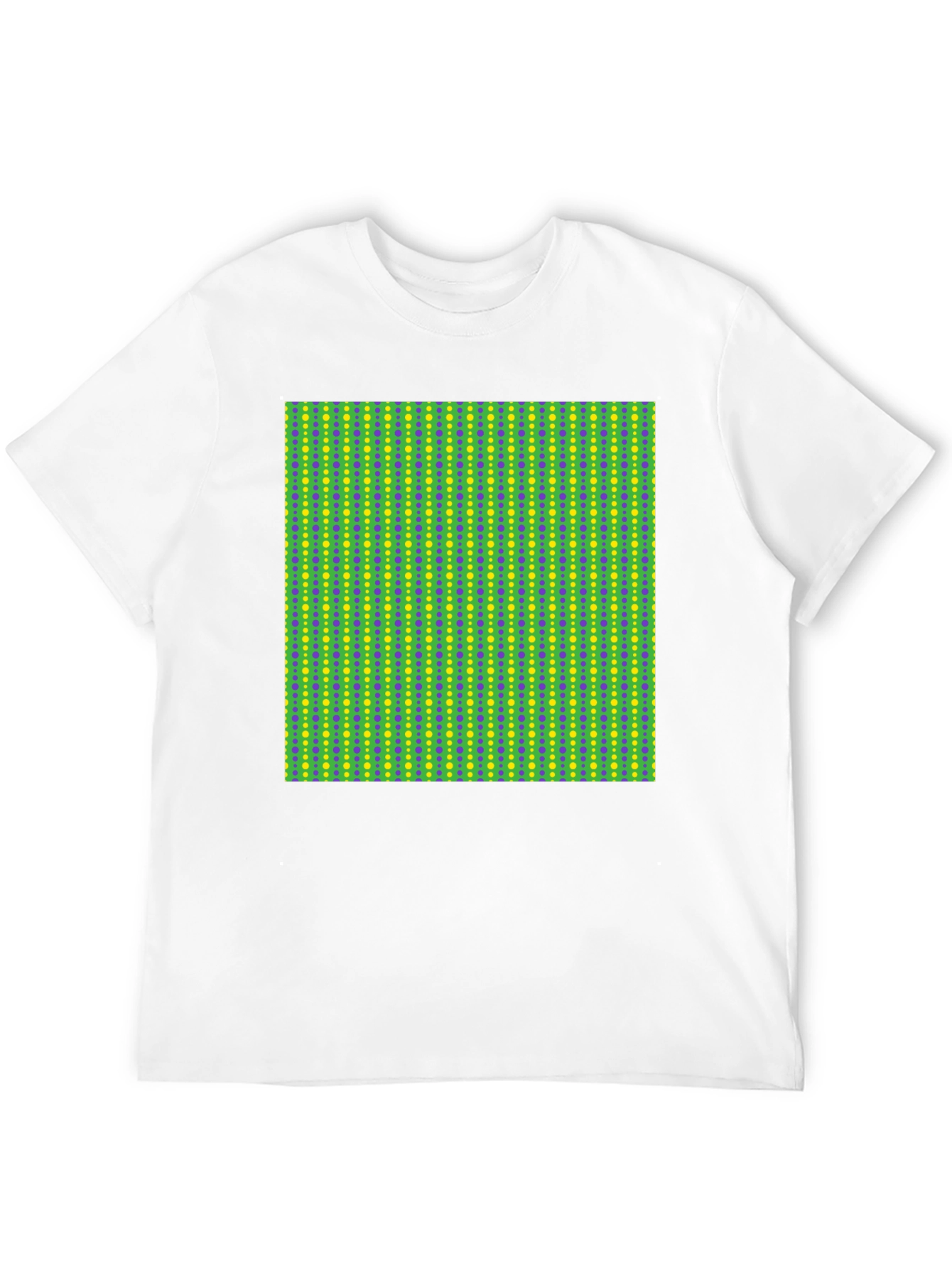 Groovy Geometric Print Black T-Shirt