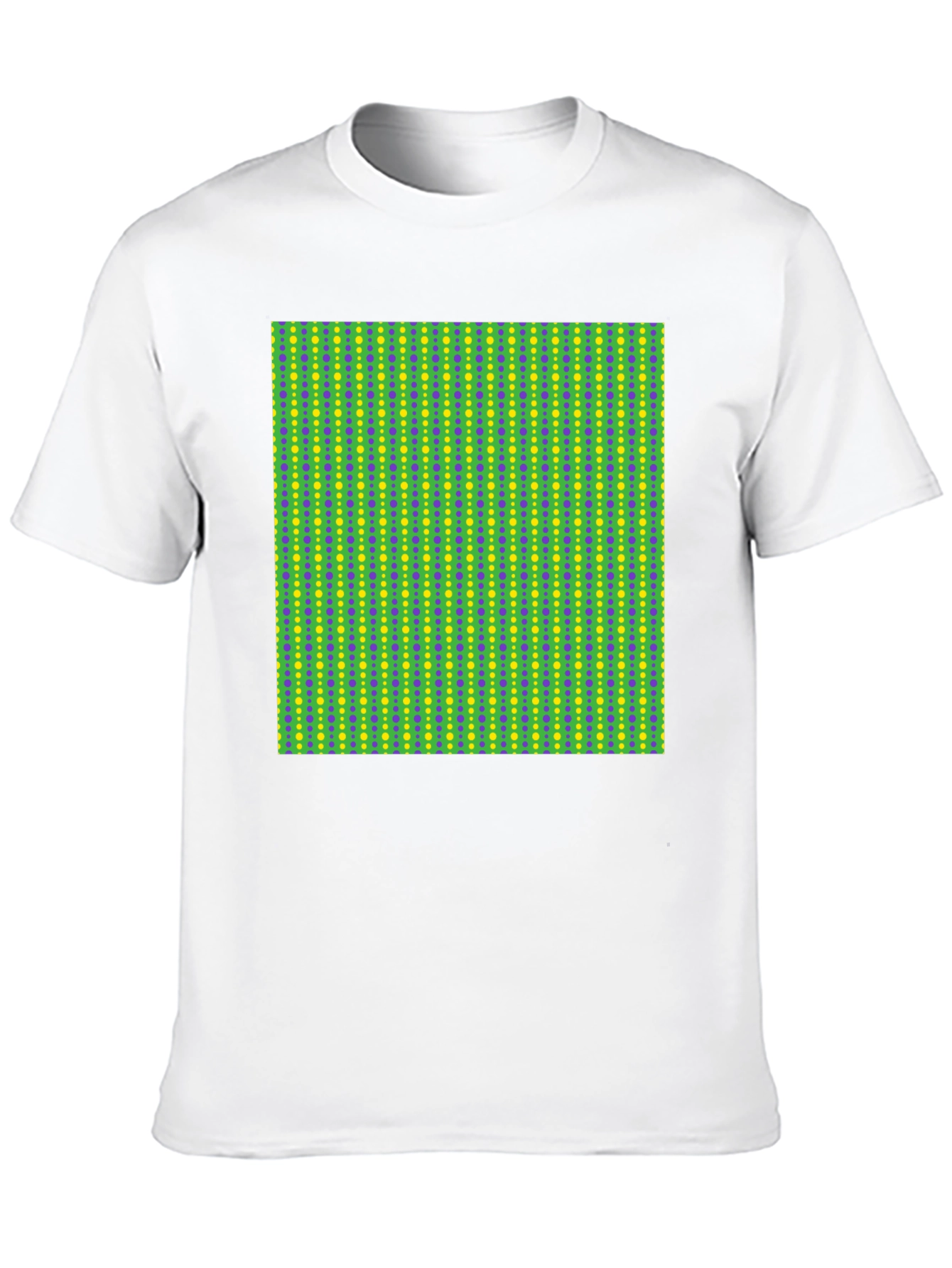 Groovy Geometric Print Black T-Shirt