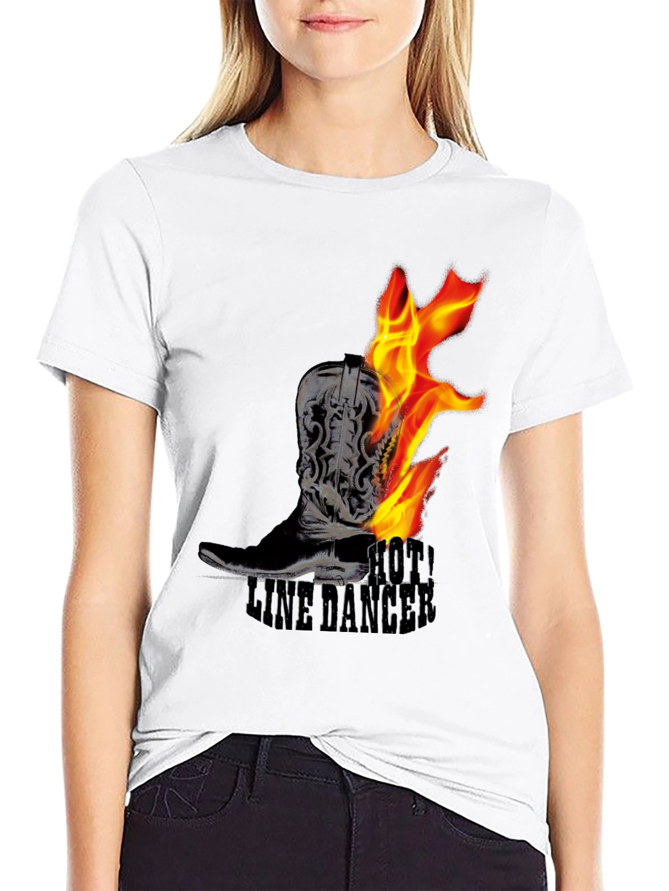 Hot Line Dancer Graphic Tee