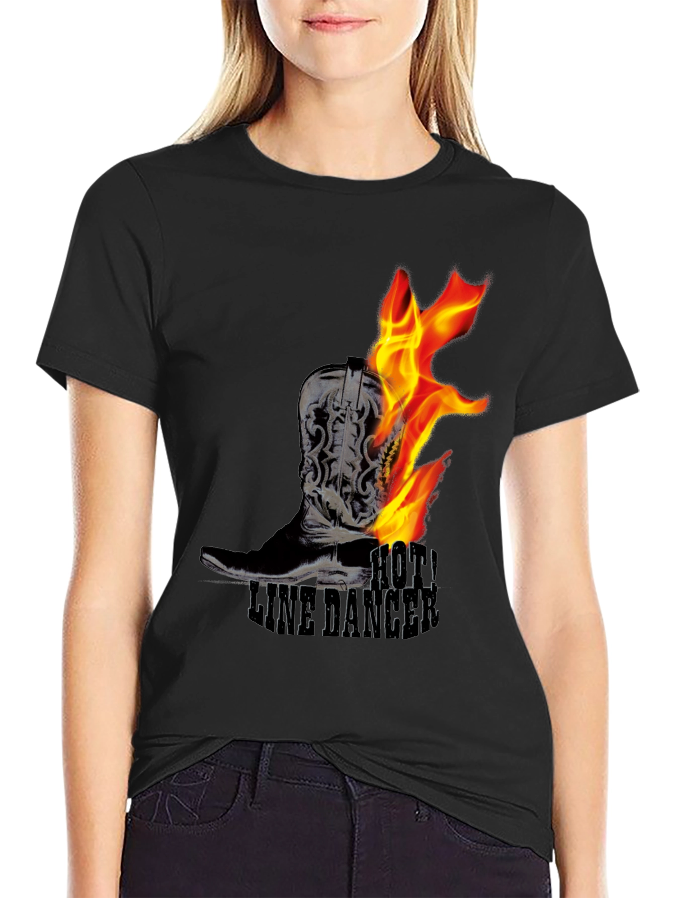 Hot Line Dancer Graphic Tee