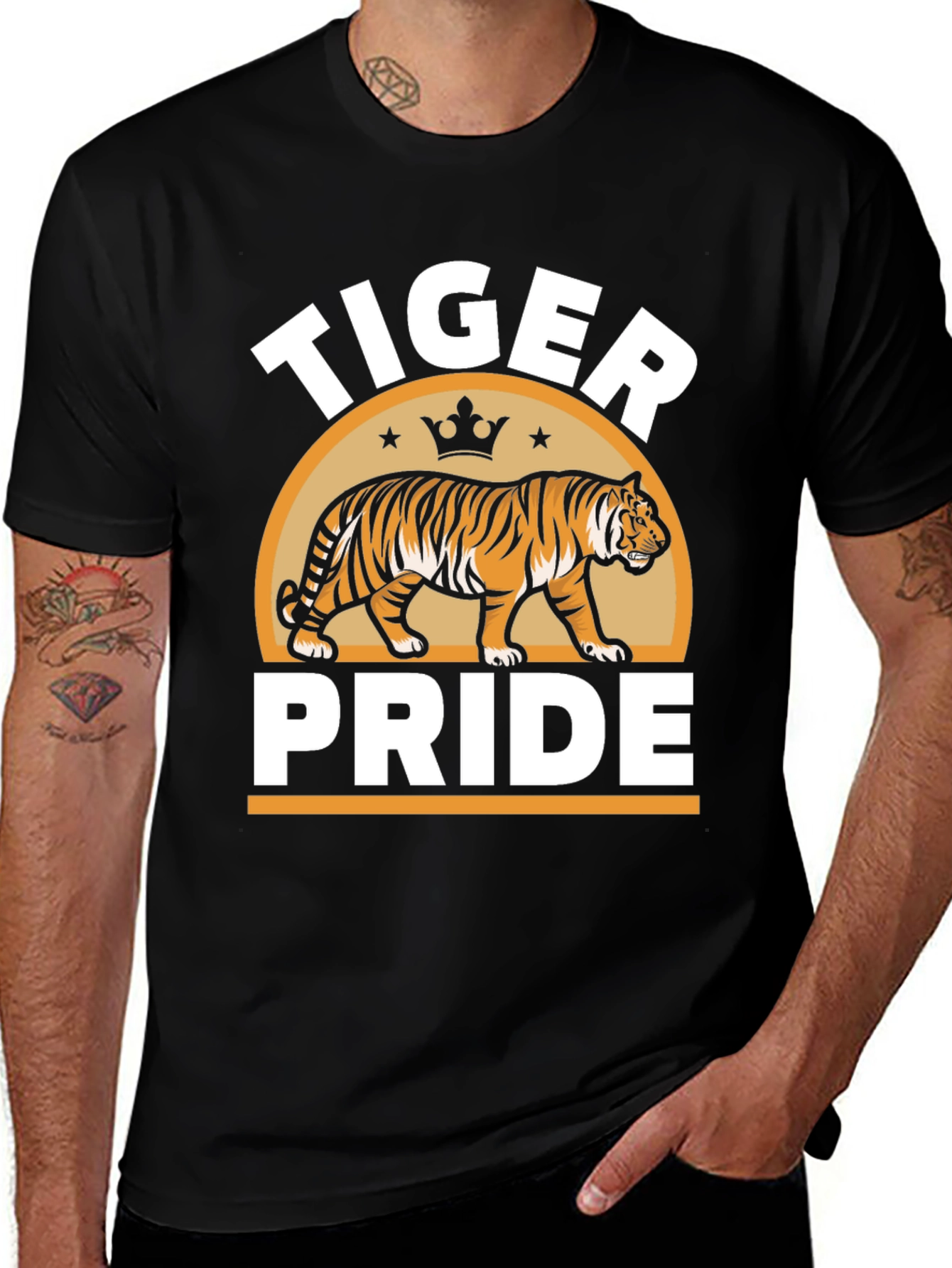 Tiger Pride Graphic Tee - Animal Lover Shirt