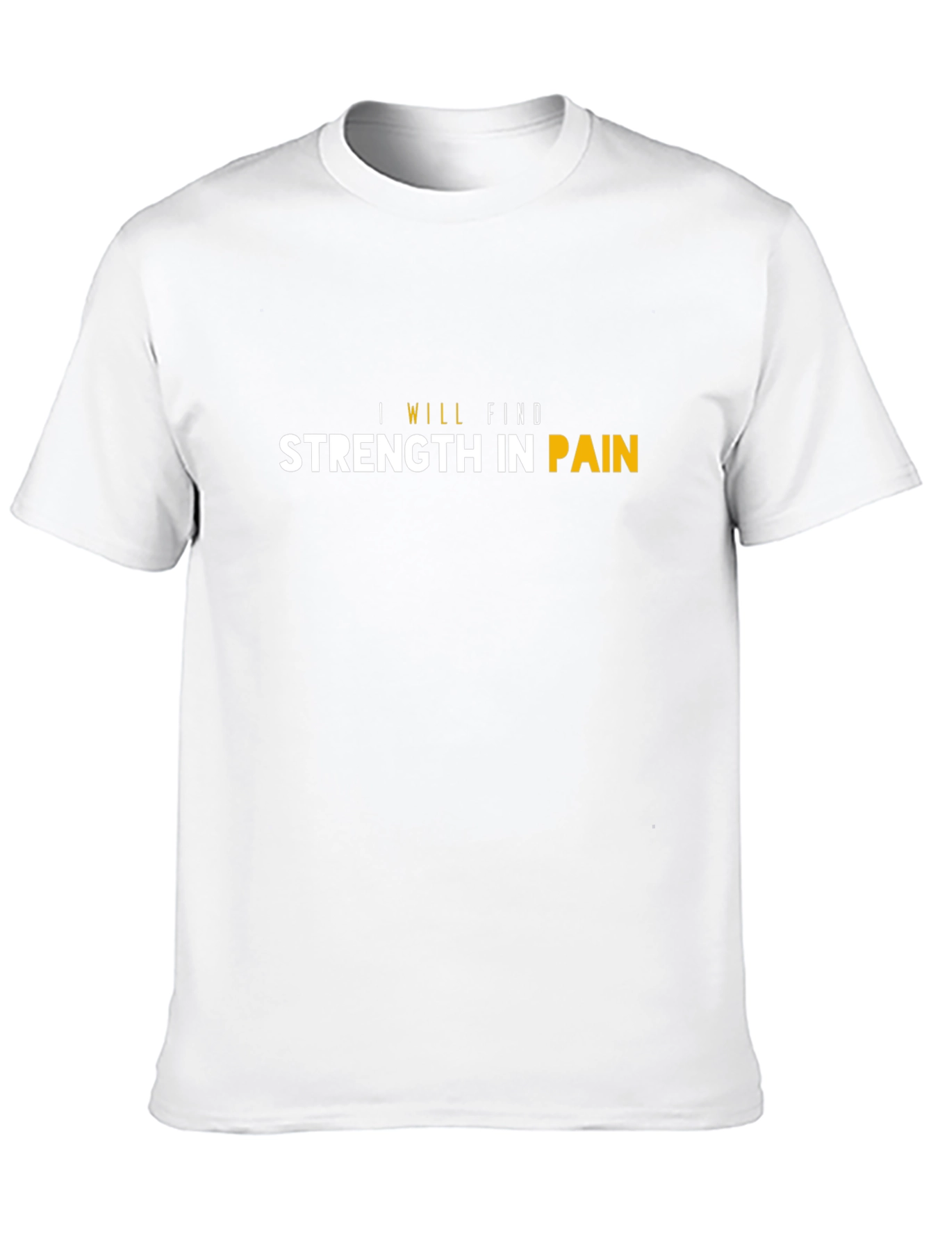 Strength in Pain Black Graphic Tee