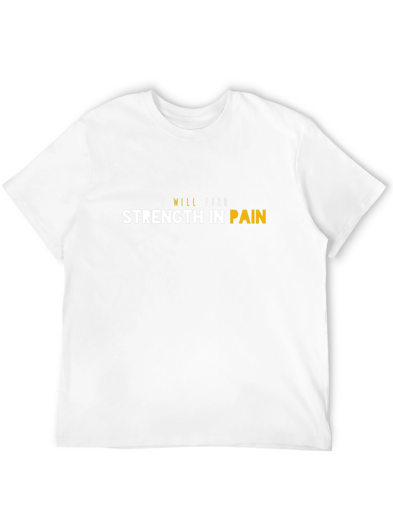 Strength in Pain Black Graphic Tee