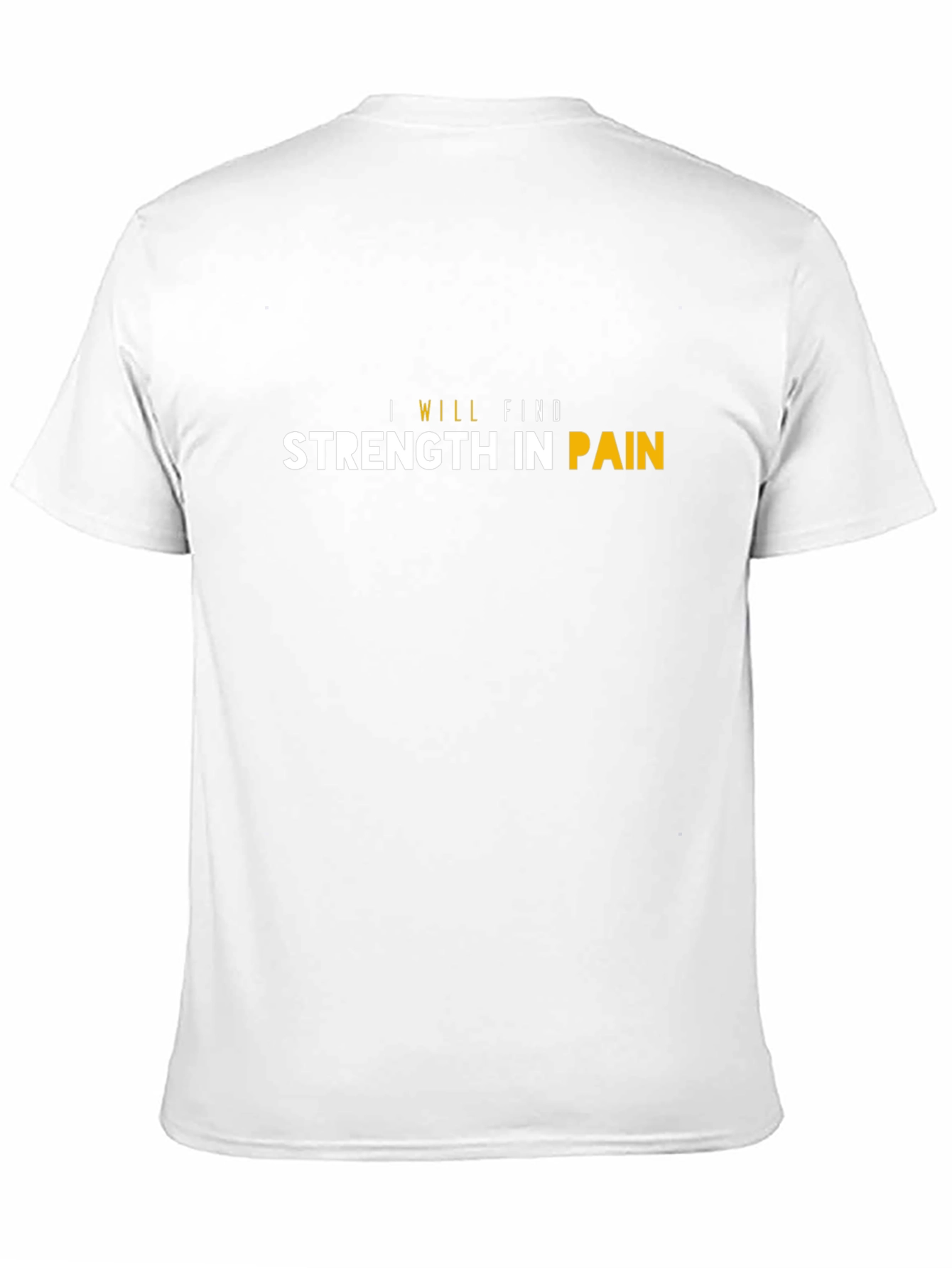 Strength in Pain Black Graphic Tee