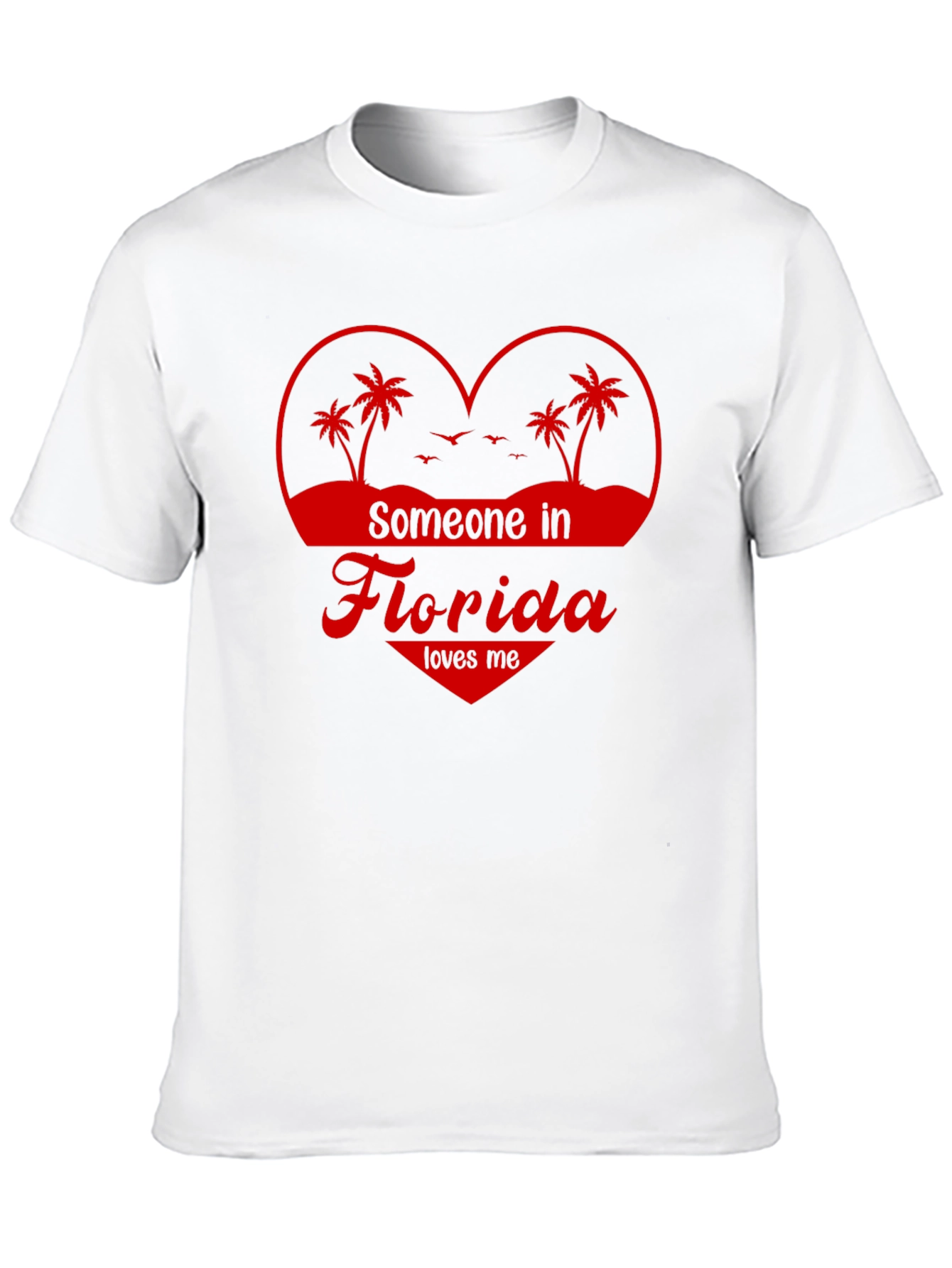 Florida Love Graphic Tee - Heart Design