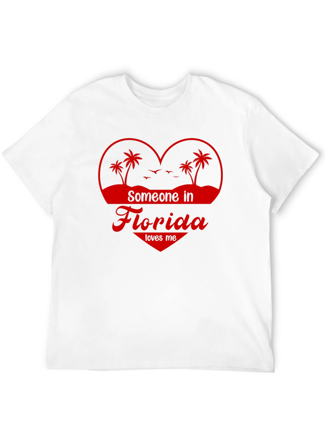 Florida Love Graphic Tee - Heart Design
