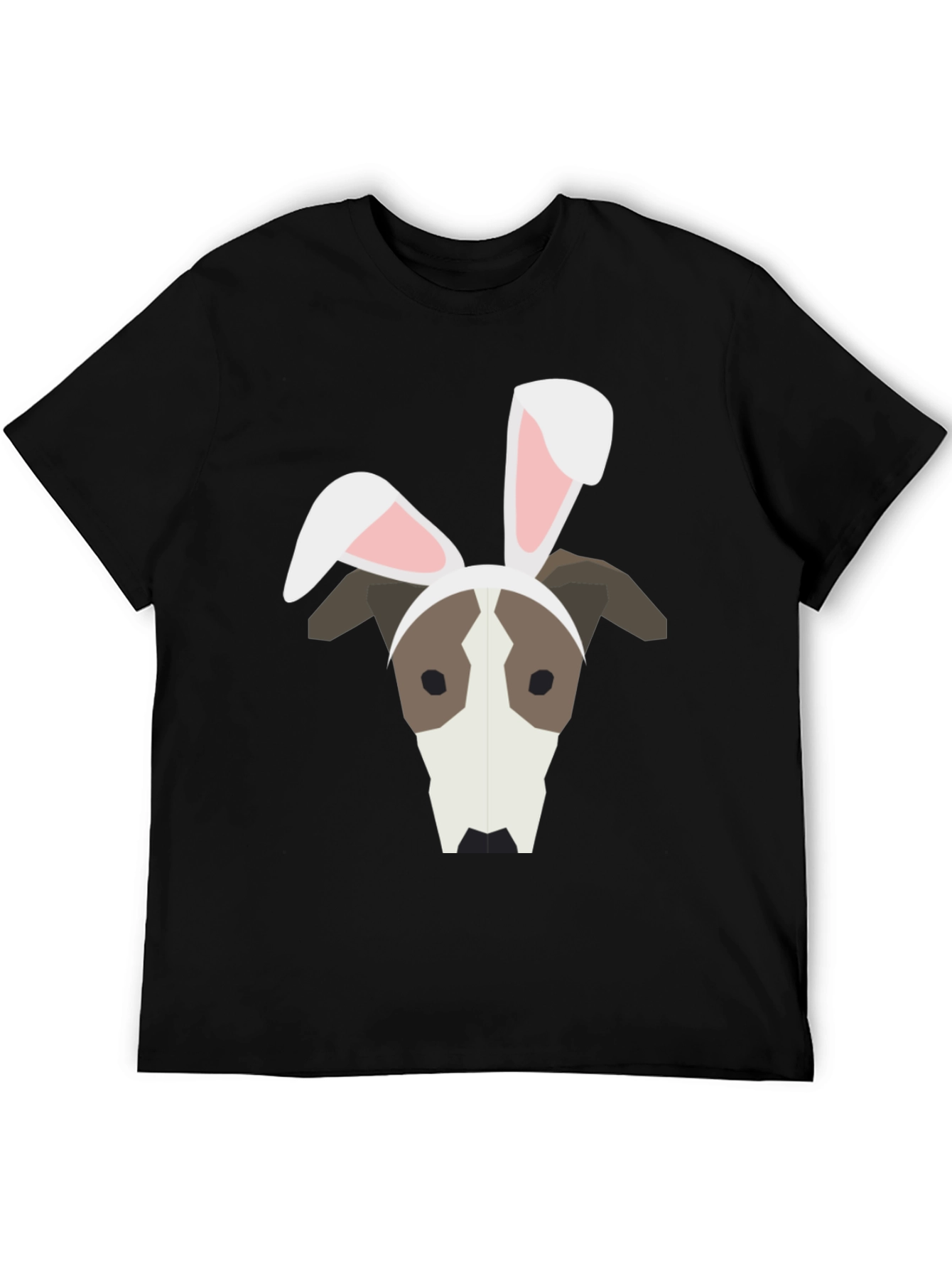 Dog with Bunny Ears Graphic T-Shirt