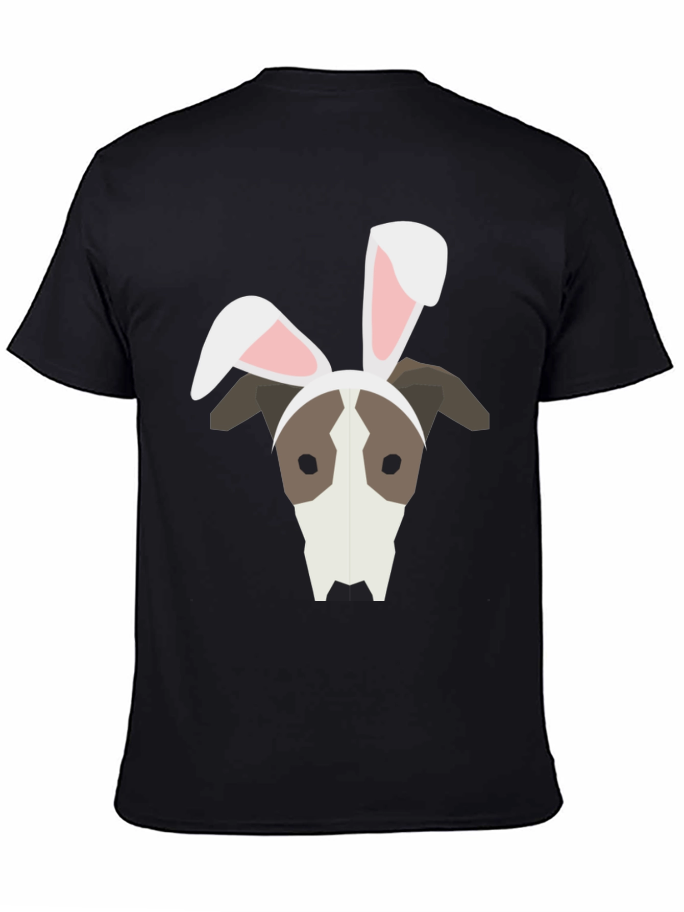 Dog with Bunny Ears Graphic T-Shirt