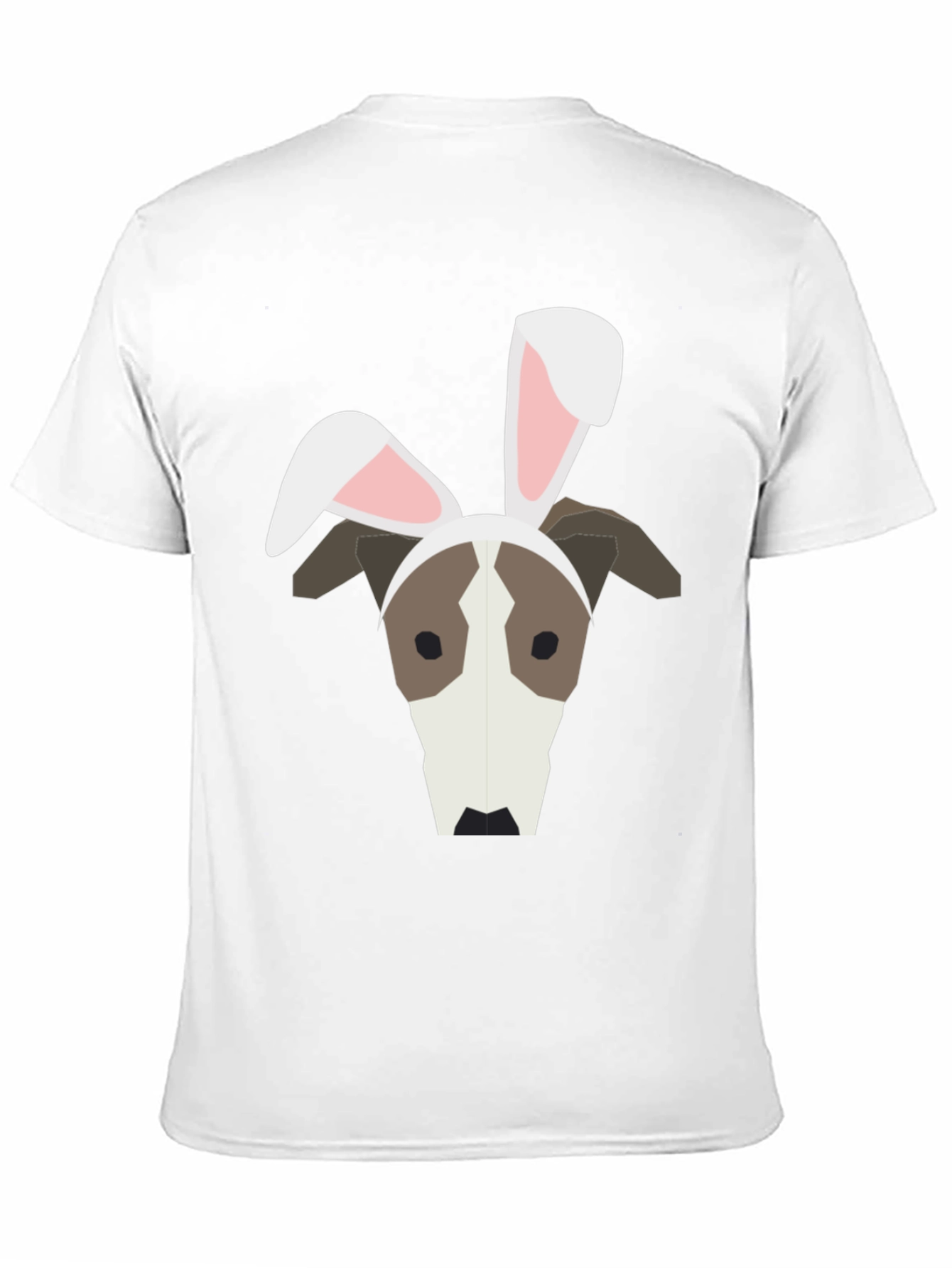 Dog with Bunny Ears Graphic T-Shirt