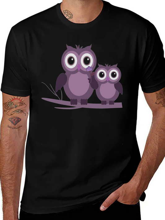 Owl Graphic Tee - Cute Bird Lovers T-Shirt