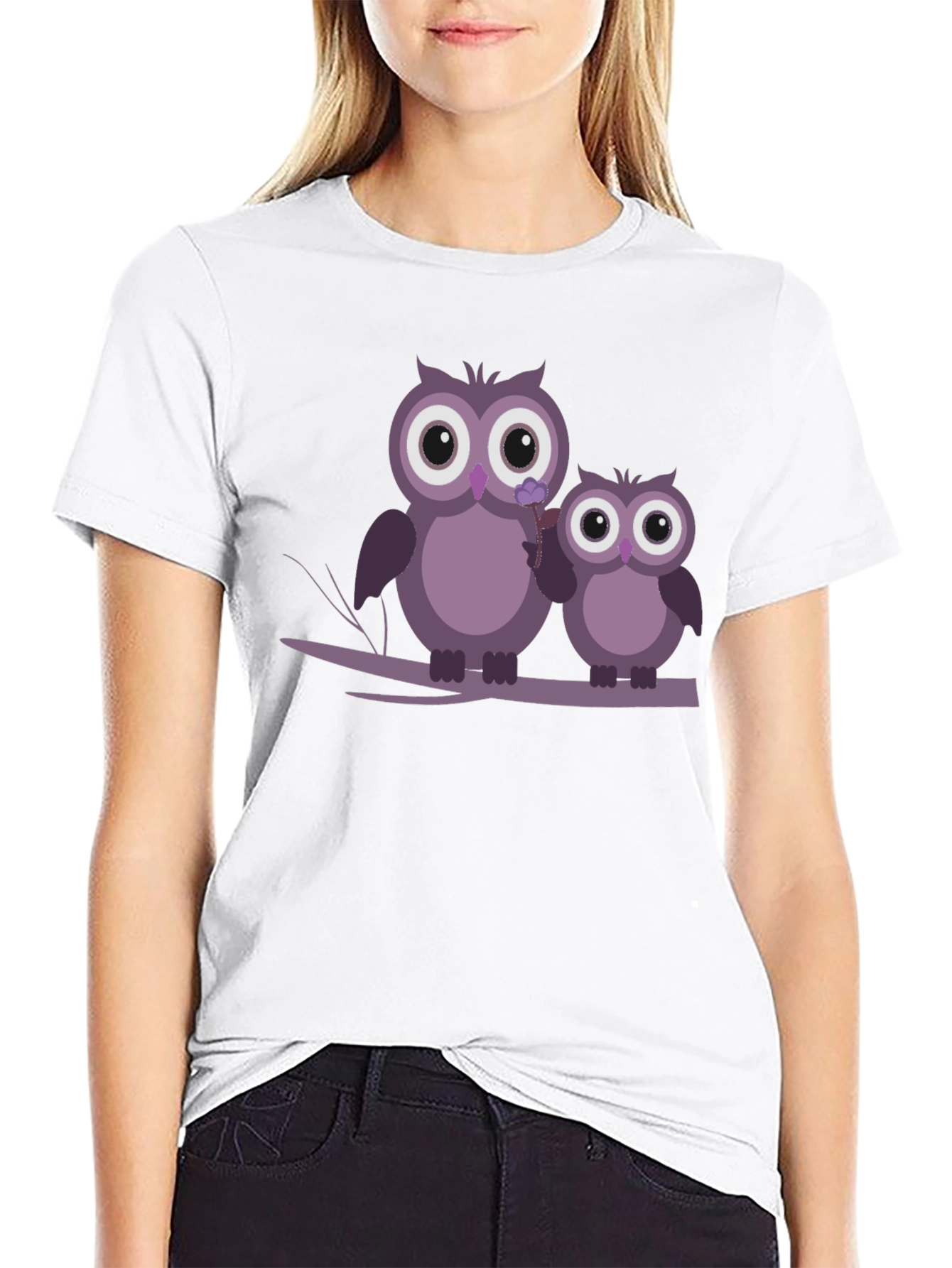 Owl Graphic Tee - Cute Bird Lovers T-Shirt