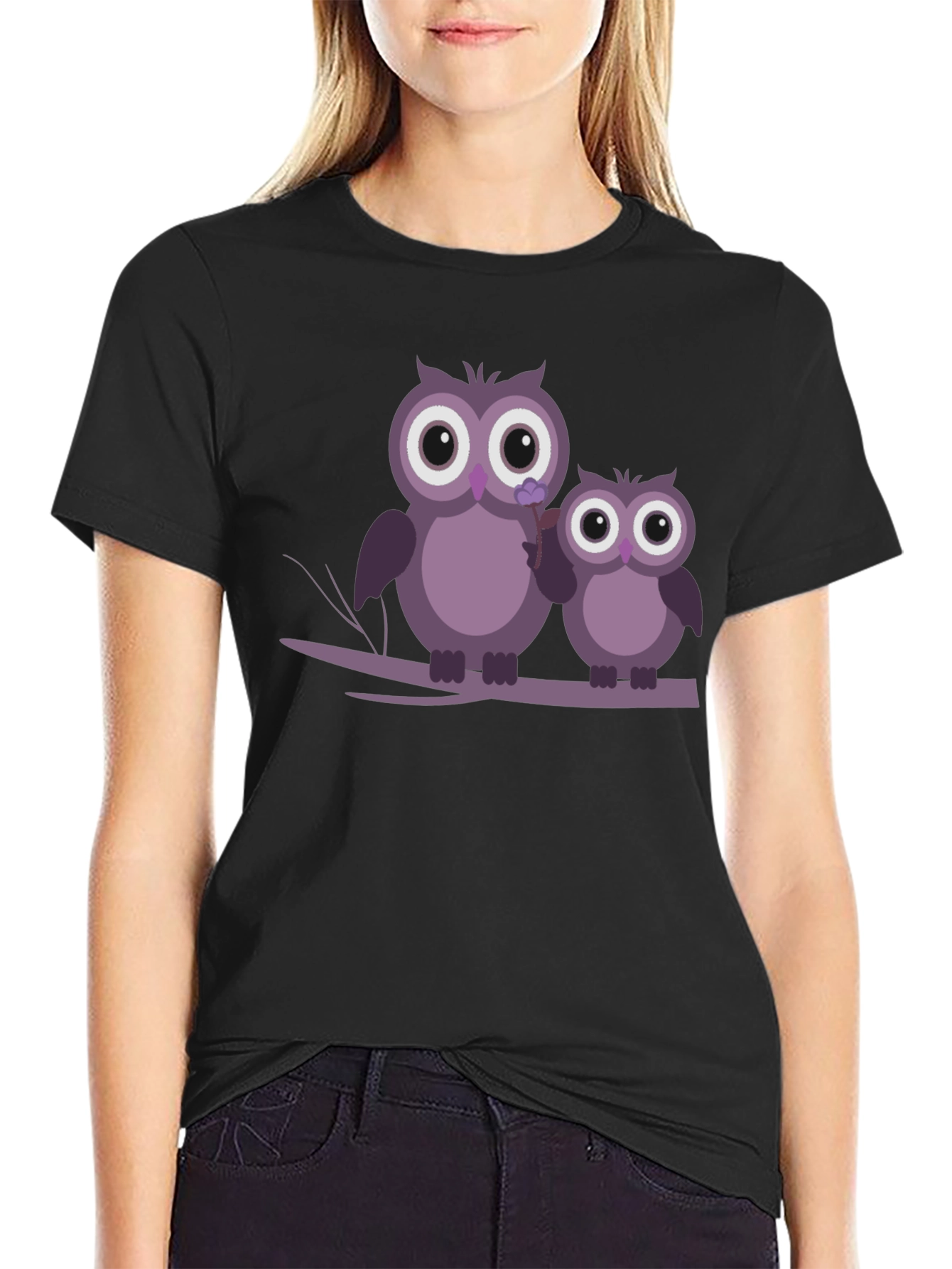 Owl Graphic Tee - Cute Bird Lovers T-Shirt
