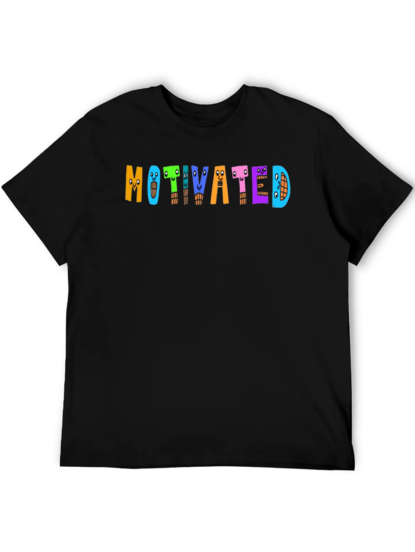 Motivated Graphic Print Crew Neck T-Shirt