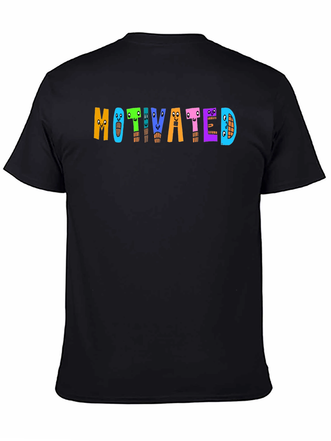 Motivated Graphic Print Crew Neck T-Shirt