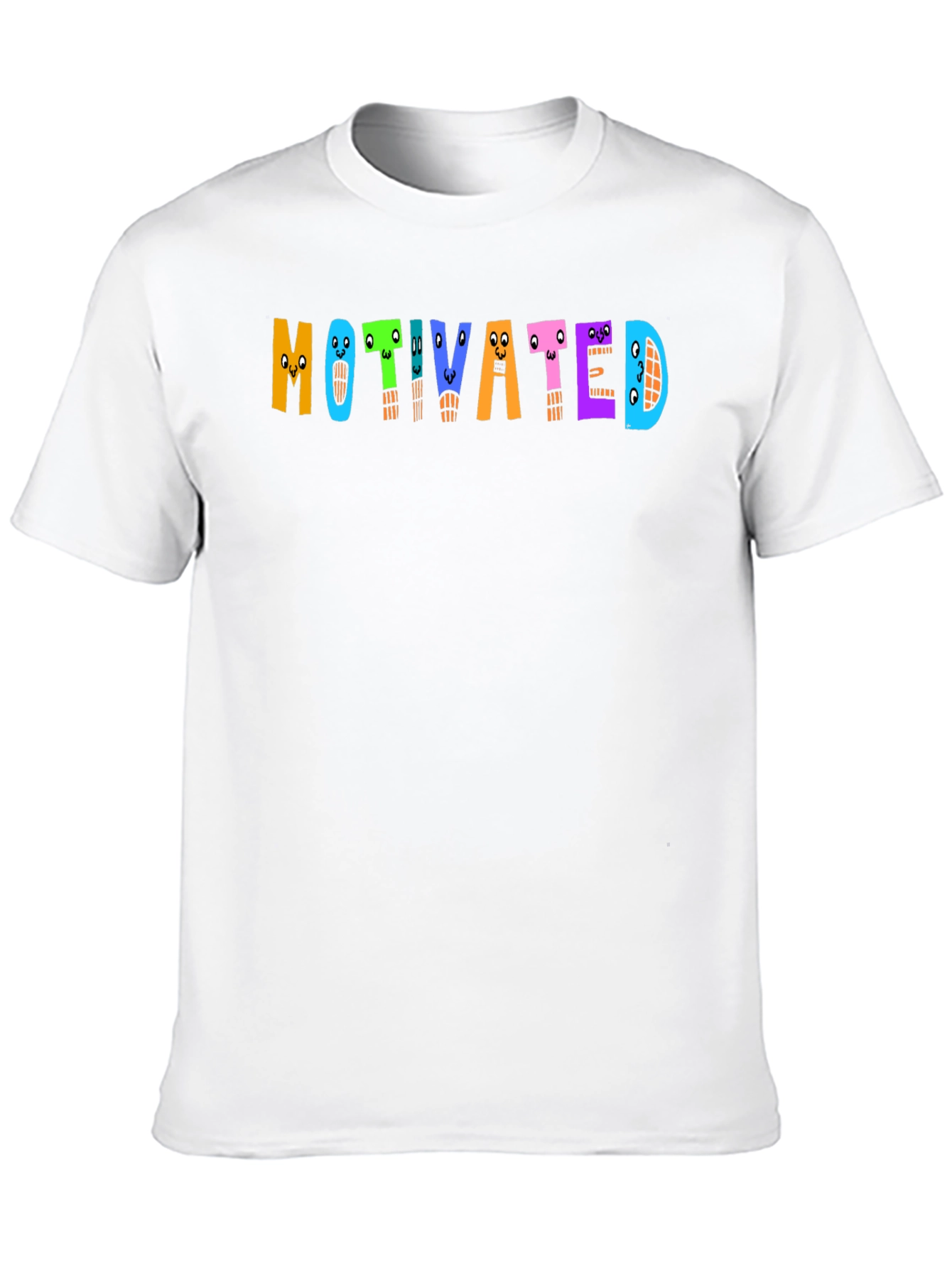 Motivated Graphic Print Crew Neck T-Shirt