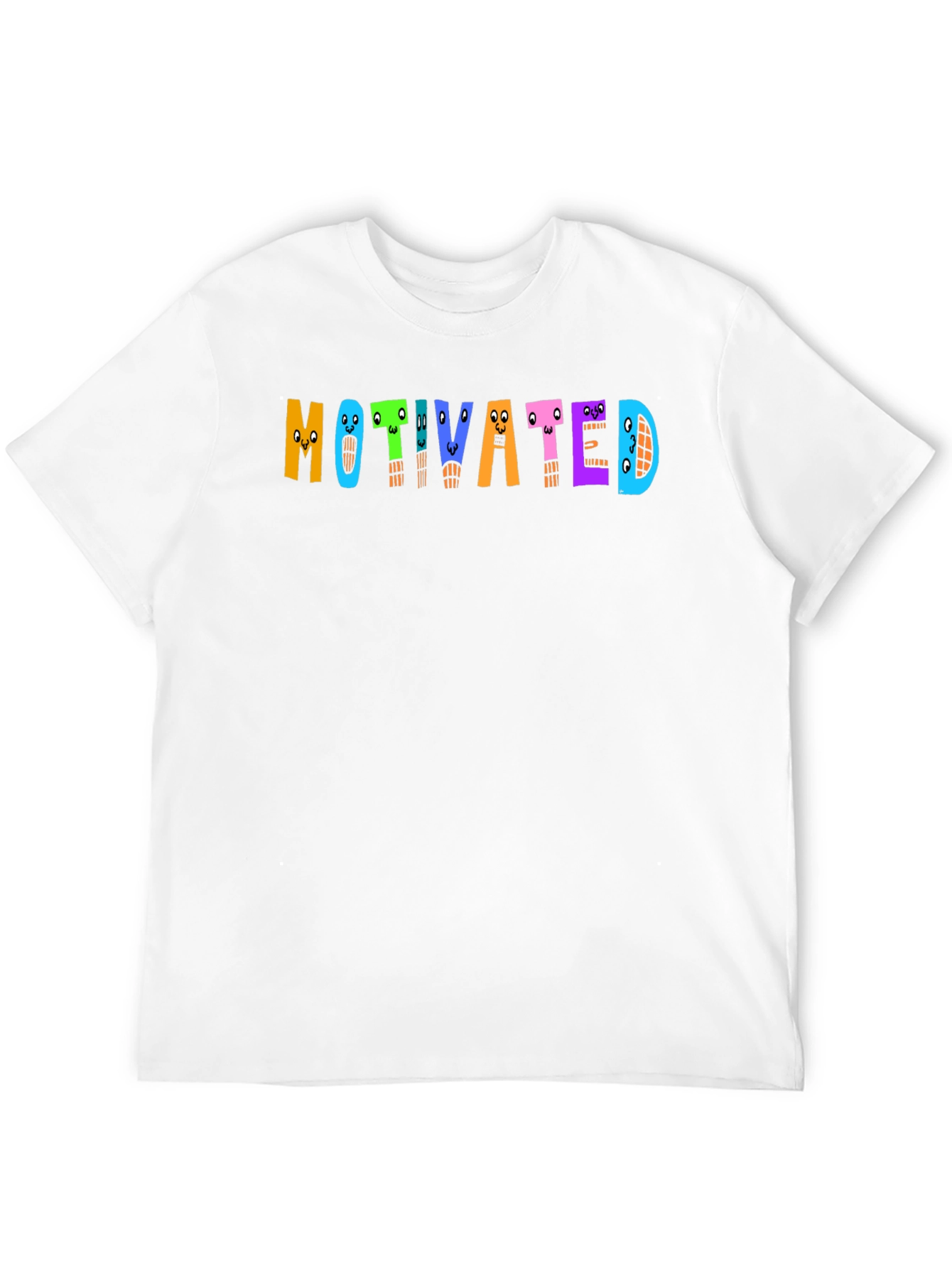 Motivated Graphic Print Crew Neck T-Shirt