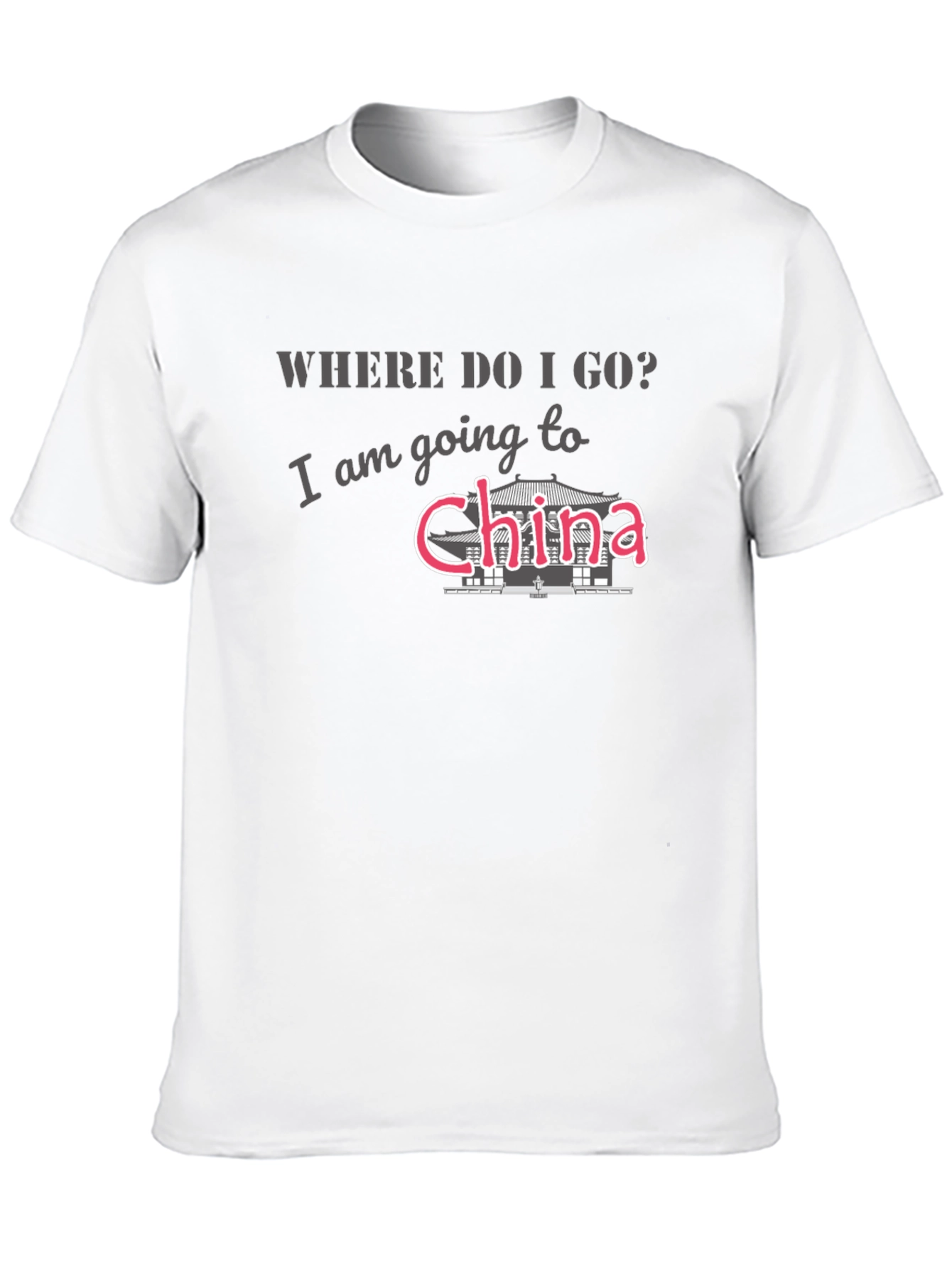 China Trip T-Shirt - Mens Black Tee