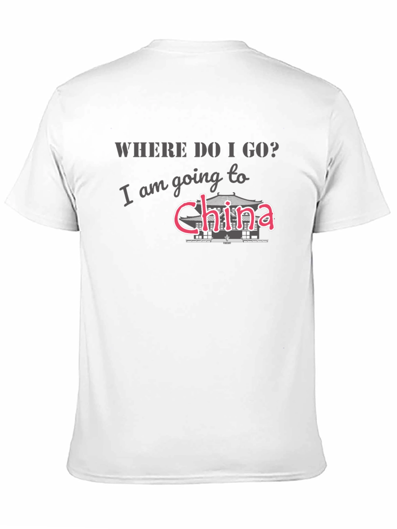 China Trip T-Shirt - Mens Black Tee