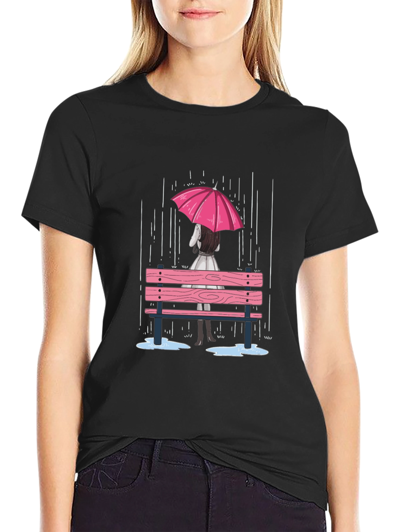 Rainy Day Bench Graphic Tee