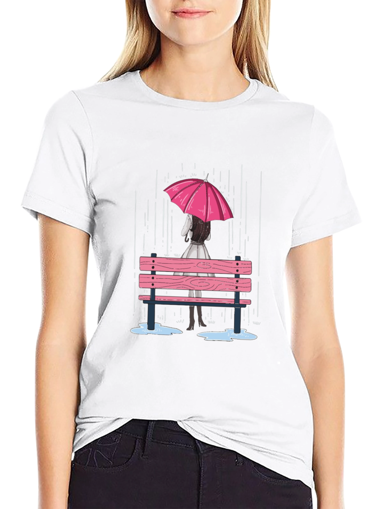 Rainy Day Bench Graphic Tee