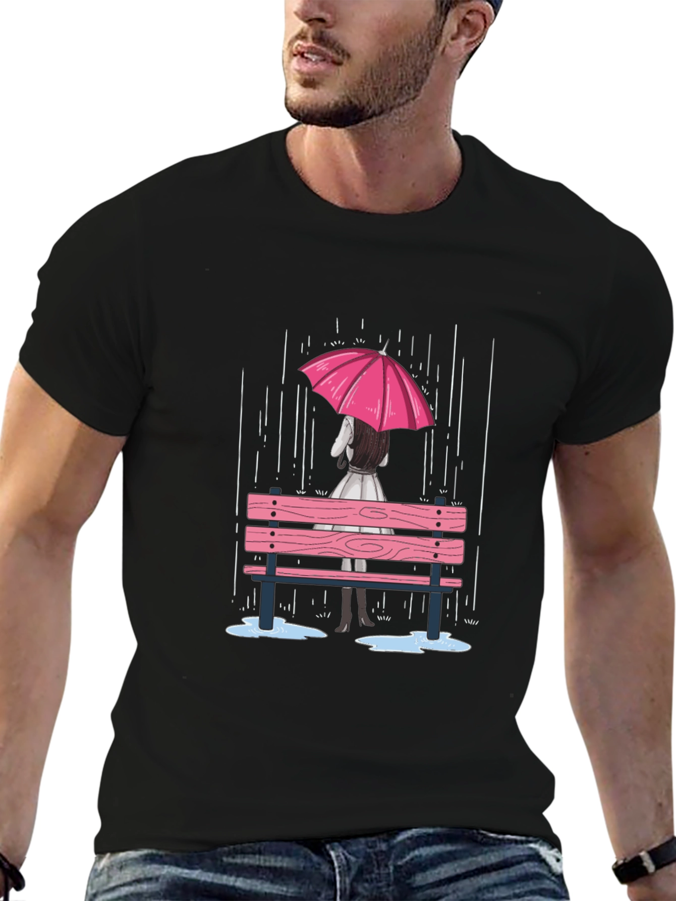Rainy Day Bench Graphic Tee
