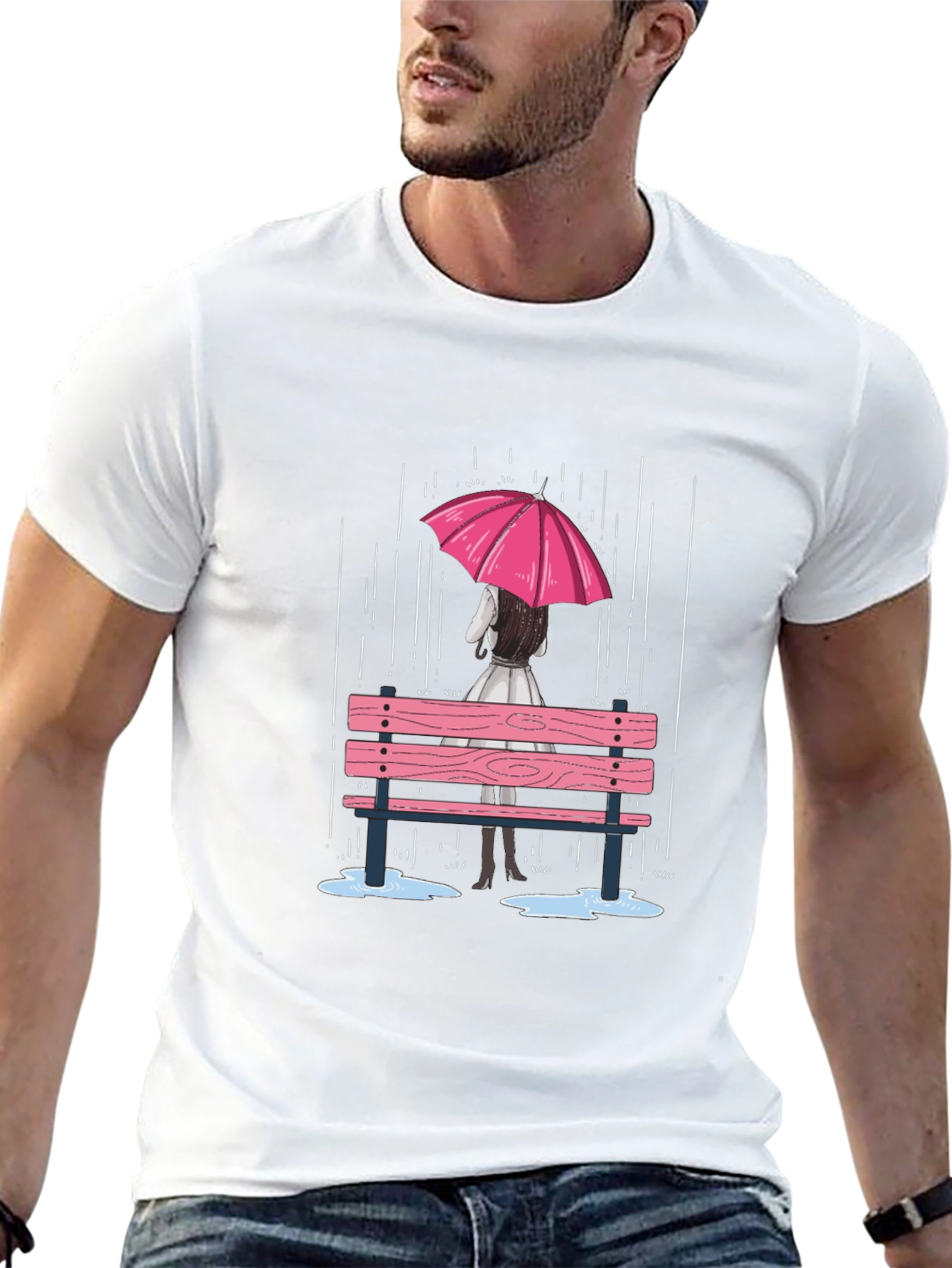 Rainy Day Bench Graphic Tee