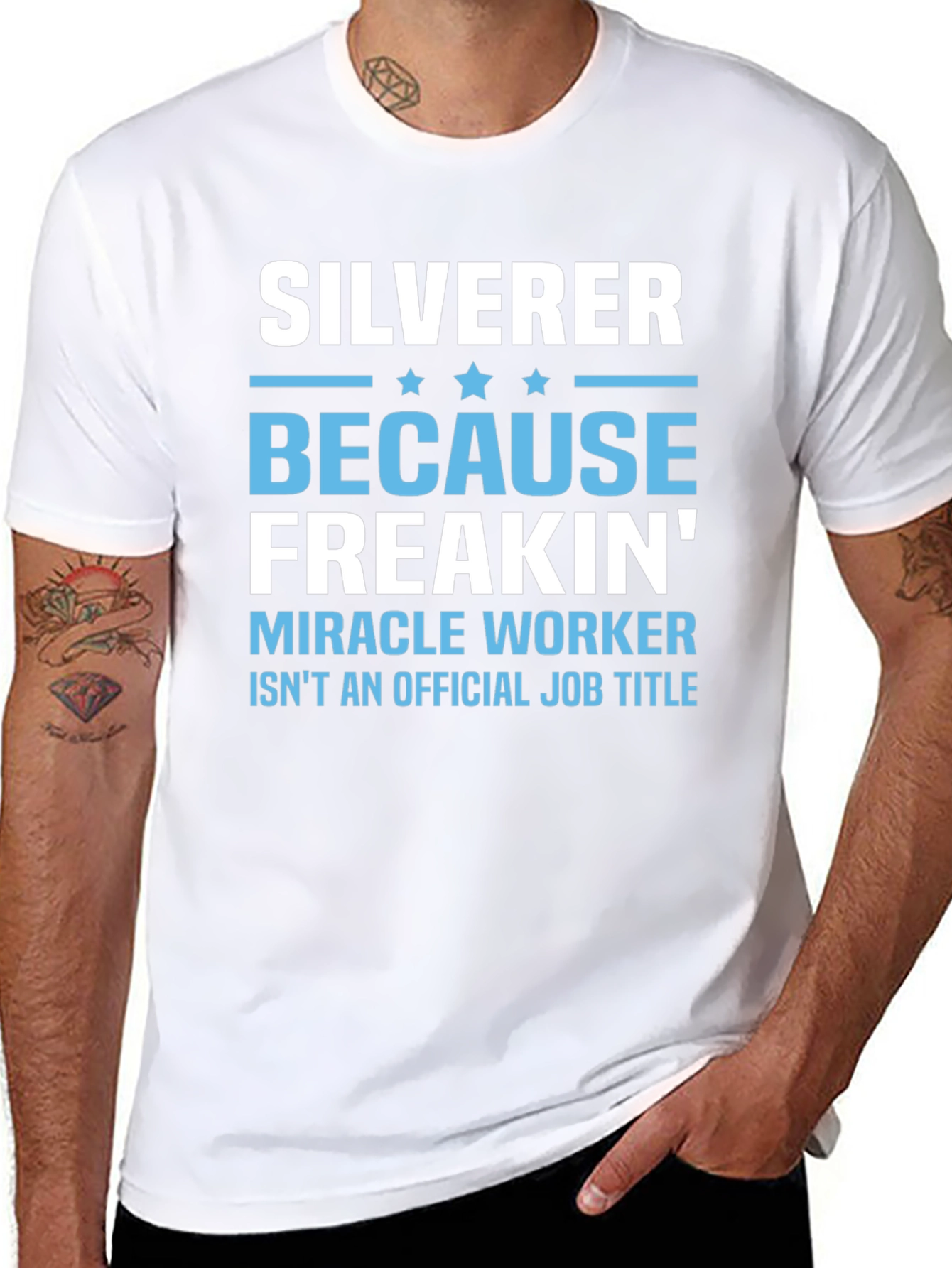 Silverer Funny Job Title T-Shirt