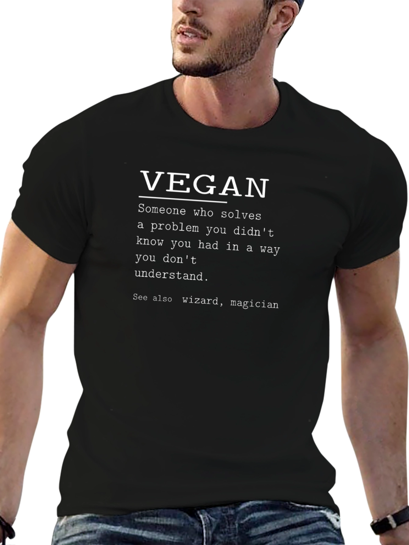 Vegan Definition T-Shirt: Funny Vegetarian Tee