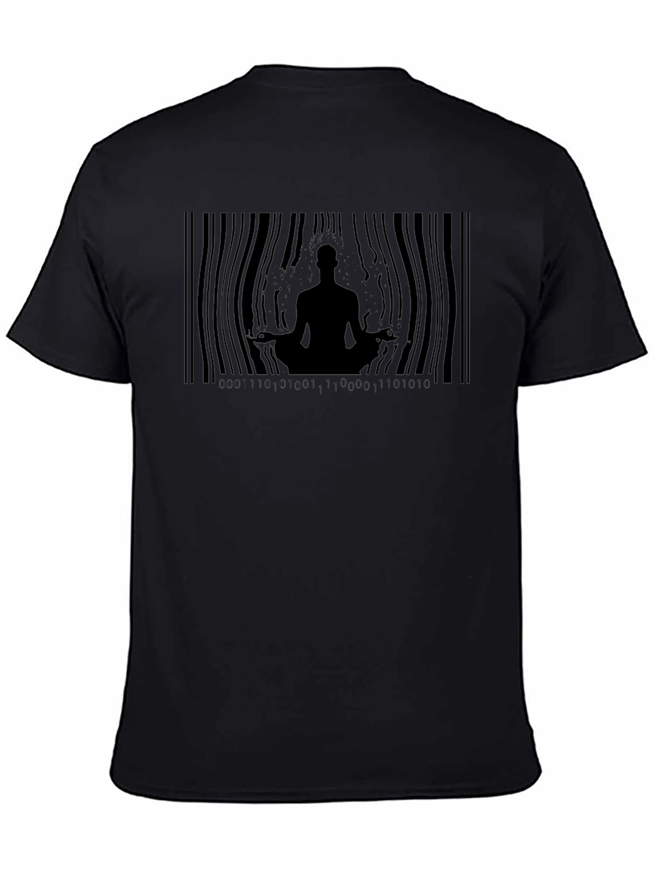 Meditative Binary Barcode T-Shirt