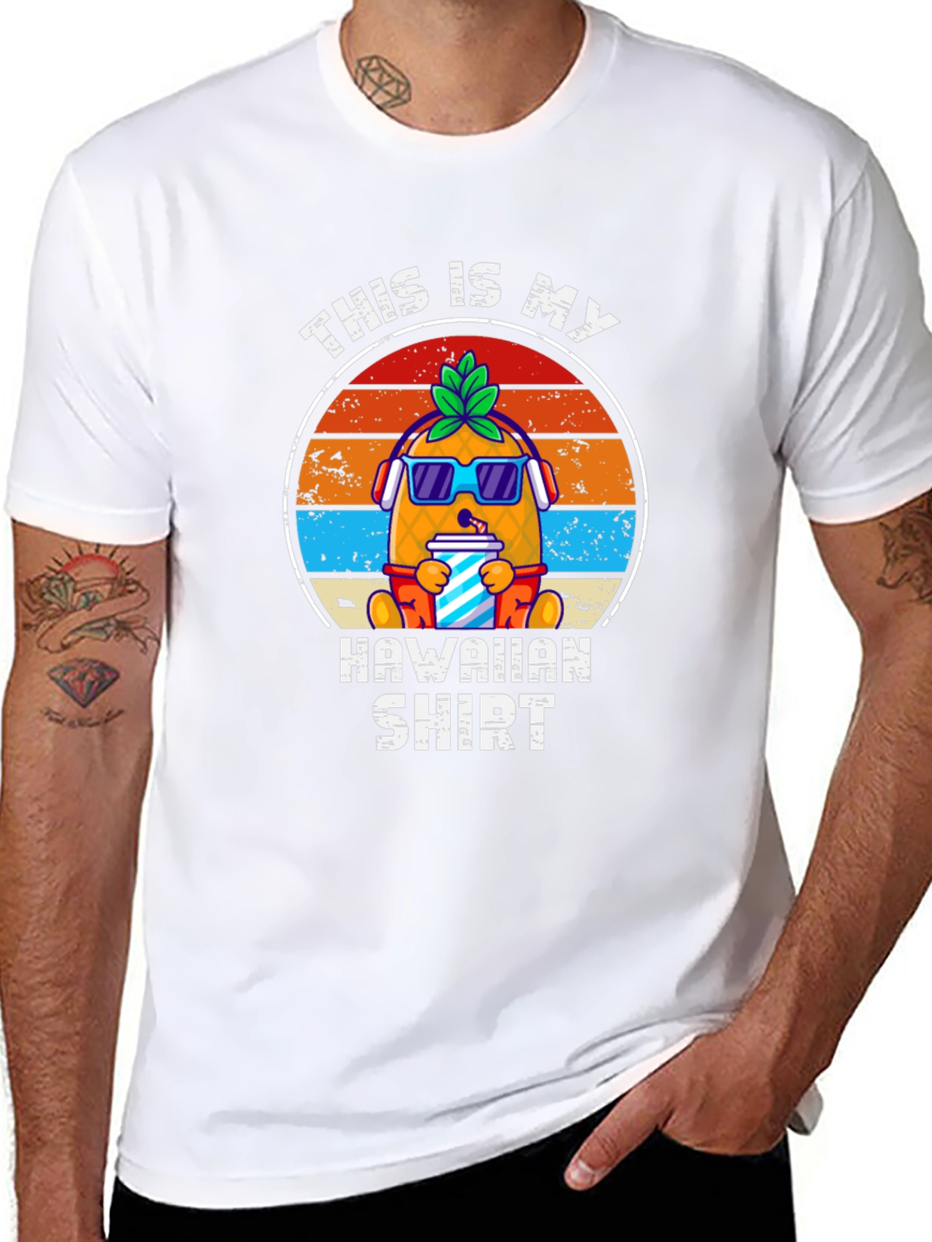 Cool Pineapple Hawaiian Shirt Tee