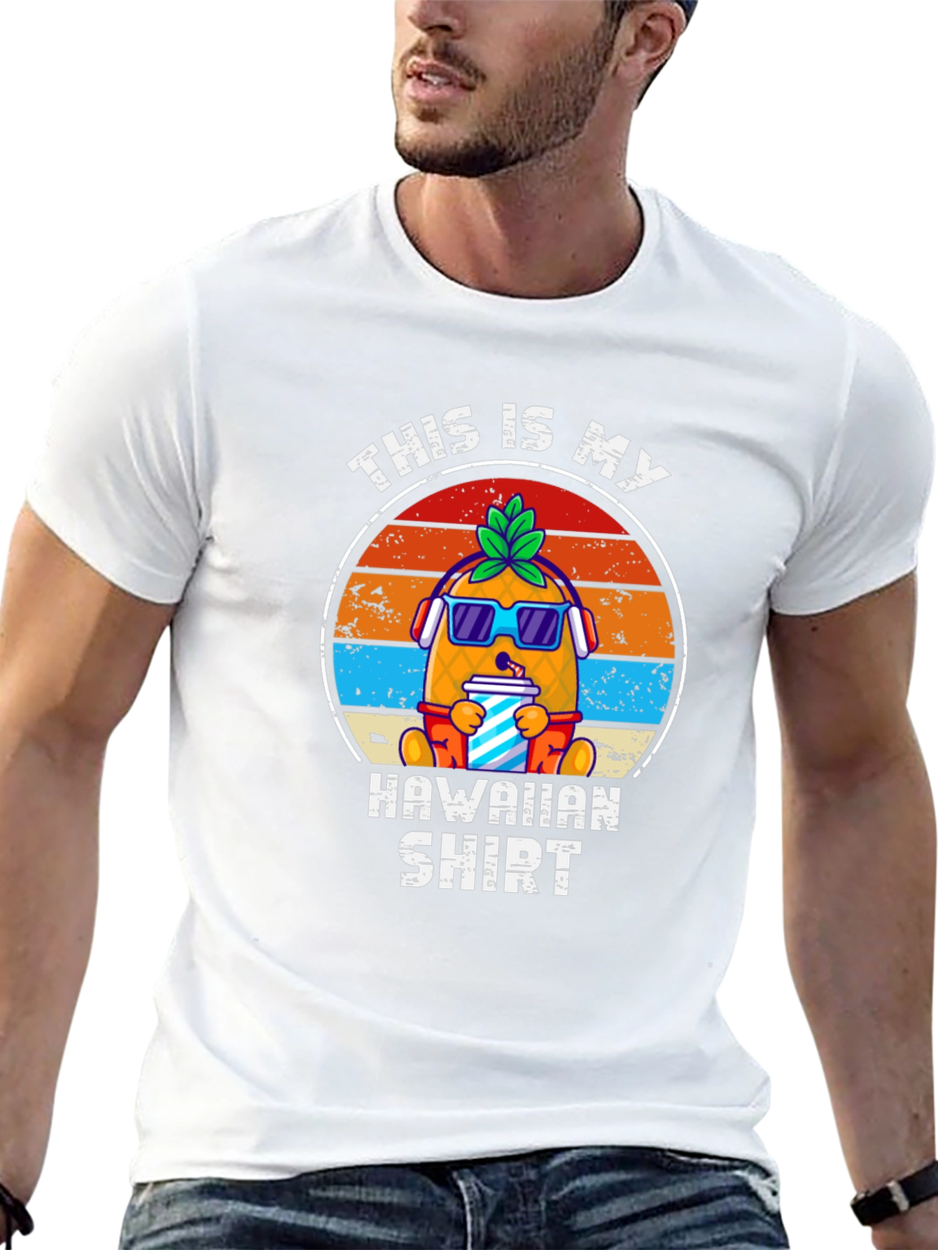 Cool Pineapple Hawaiian Shirt Tee