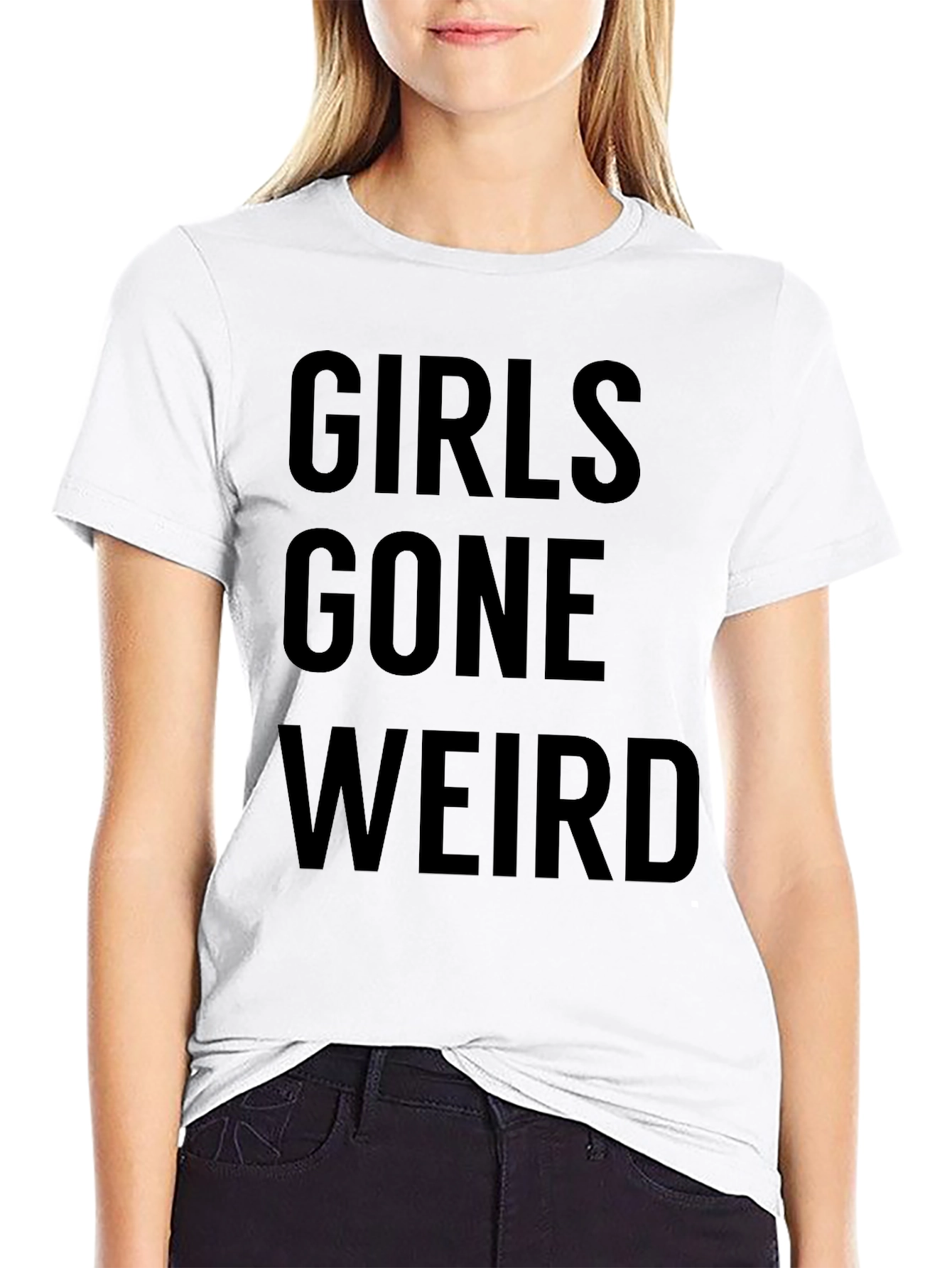 Girls Gone Weird T-Shirt - Black Graphic Tee