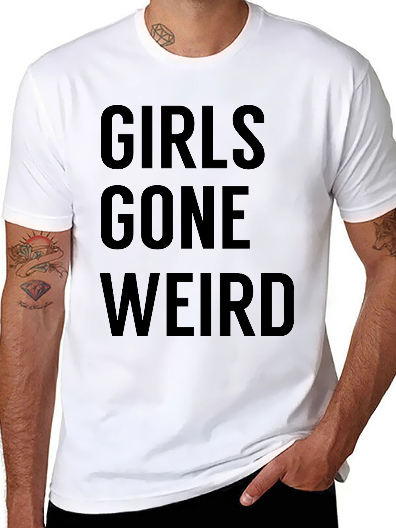Girls Gone Weird T-Shirt - Black Graphic Tee